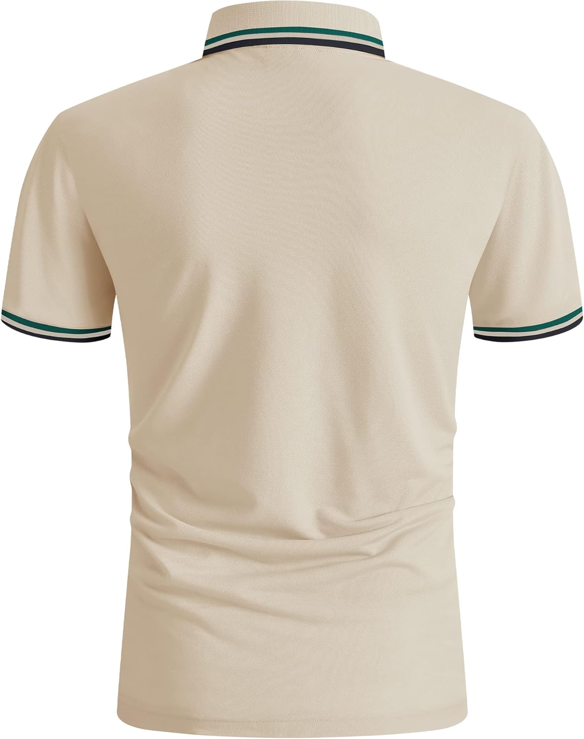 Detalle de SwissWell Polo da Uomo Manica Corta: polo estiva per golf e sport, leggera e traspirante