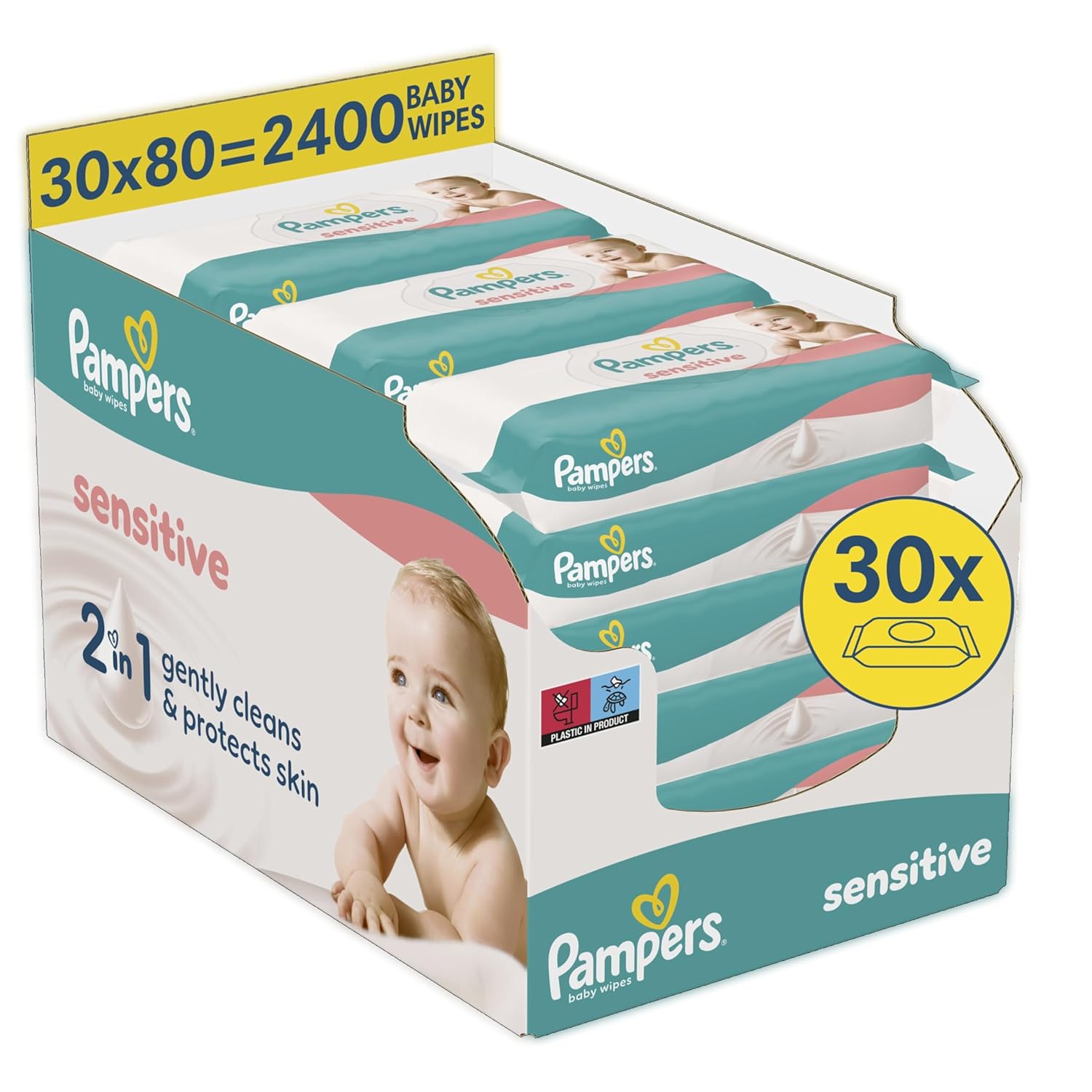 Thumbnail 6 de Pampers Sensitive Baby-Feuchttücher 1200 Stück