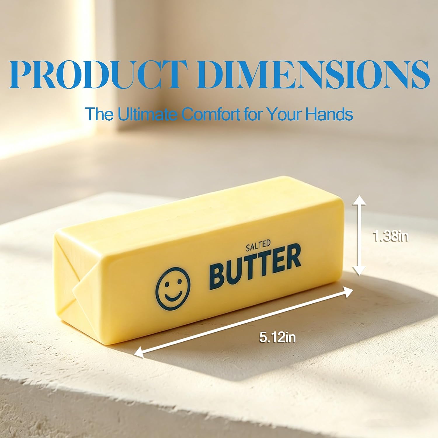 Detalle de Two-Pack Slow Rising Butter Squishy Toys for Stress Relief