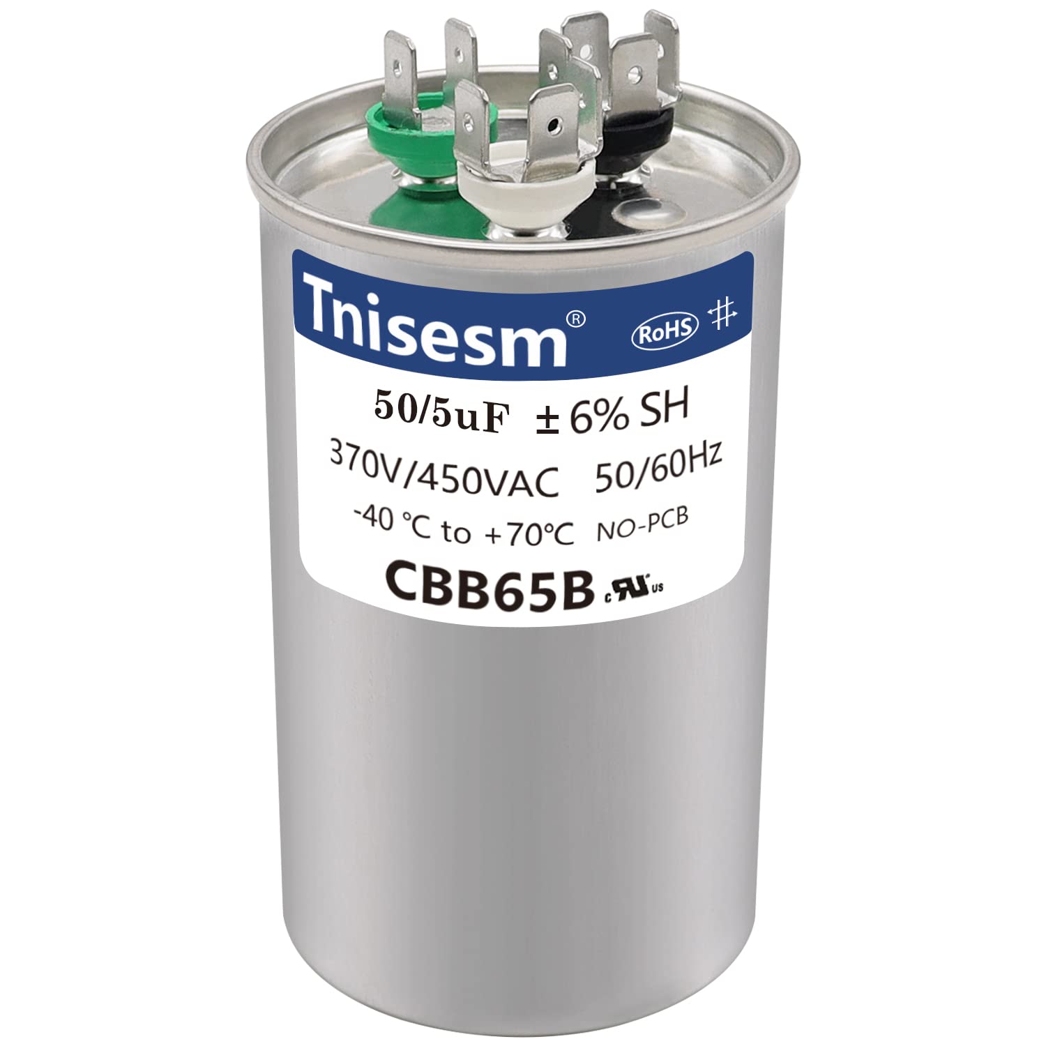 Detalle de Tnisesm dual run capacitor 45+5 uF