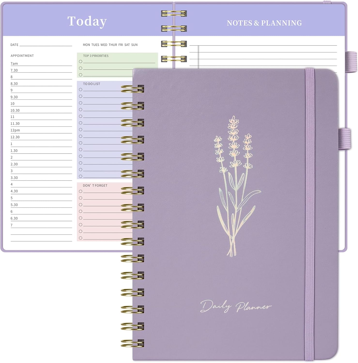 Detalle de Umriox Daily Planner A5, 14.5x21cm