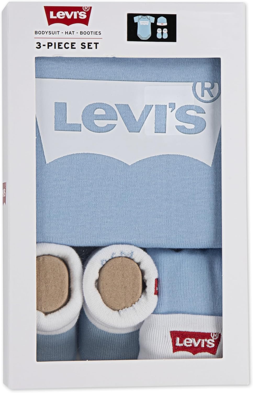 Thumbnail 2 de Ensemble bébé Levi’s Kids 3 pièces : body, bonnet et chaussons