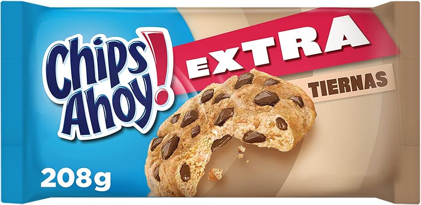 Detalle 2 de Chips Ahoy Galletas Cookies Extra Tiernas 208 g 🍪