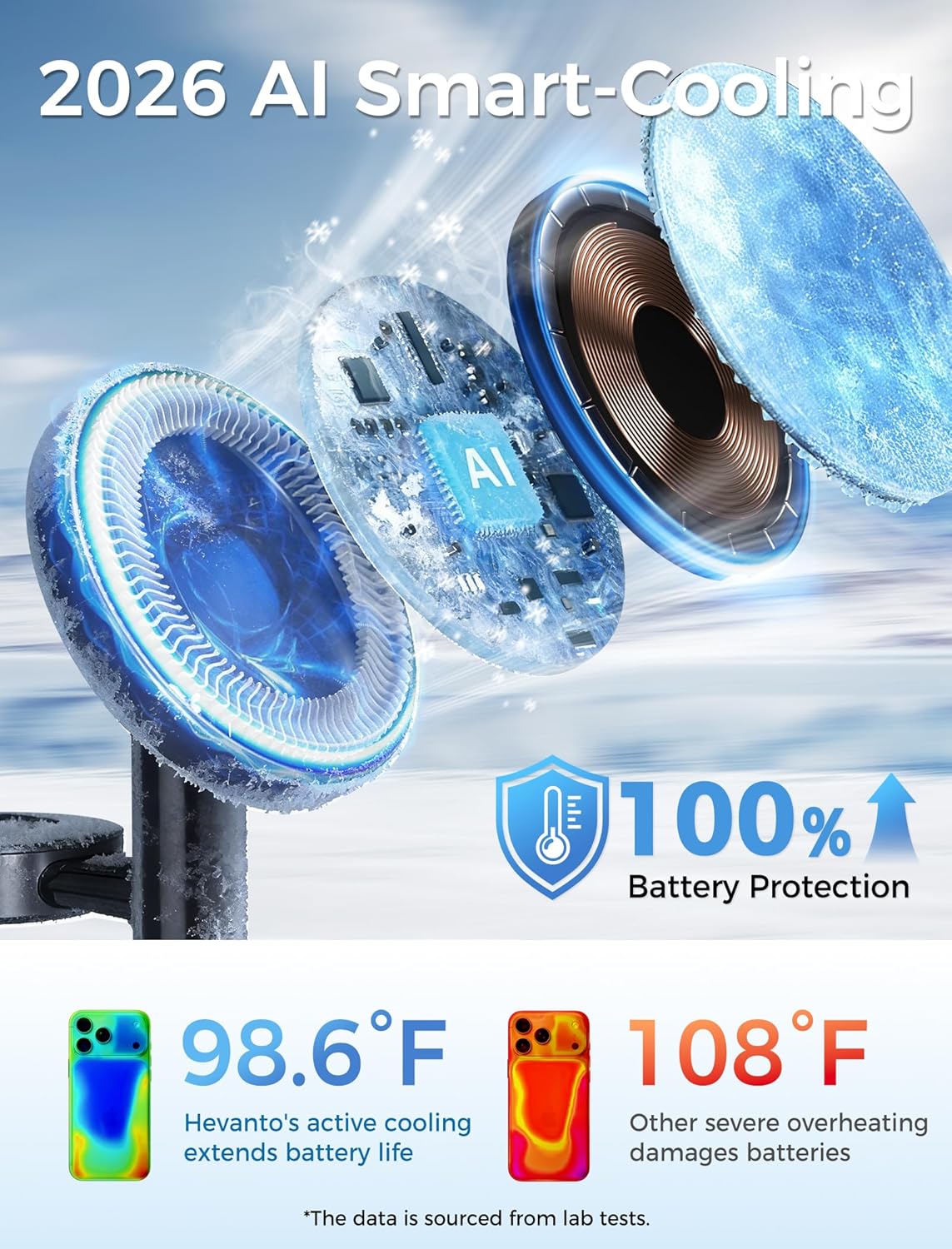 Thumbnail 4 de Hevanto 2026 15W Wireless Charging Station