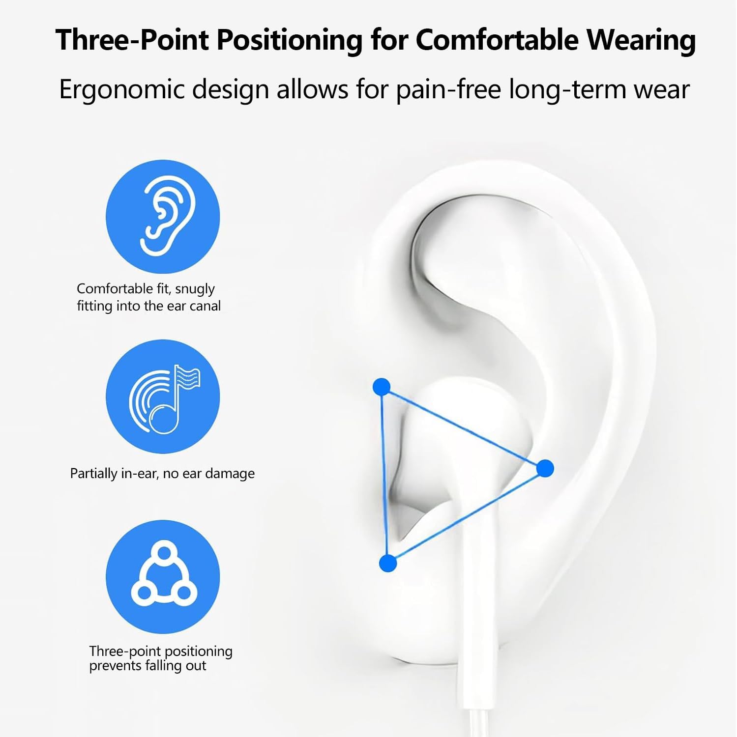 Thumbnail 4 de 2 Packs USB C Headphones with Mic for iPhone