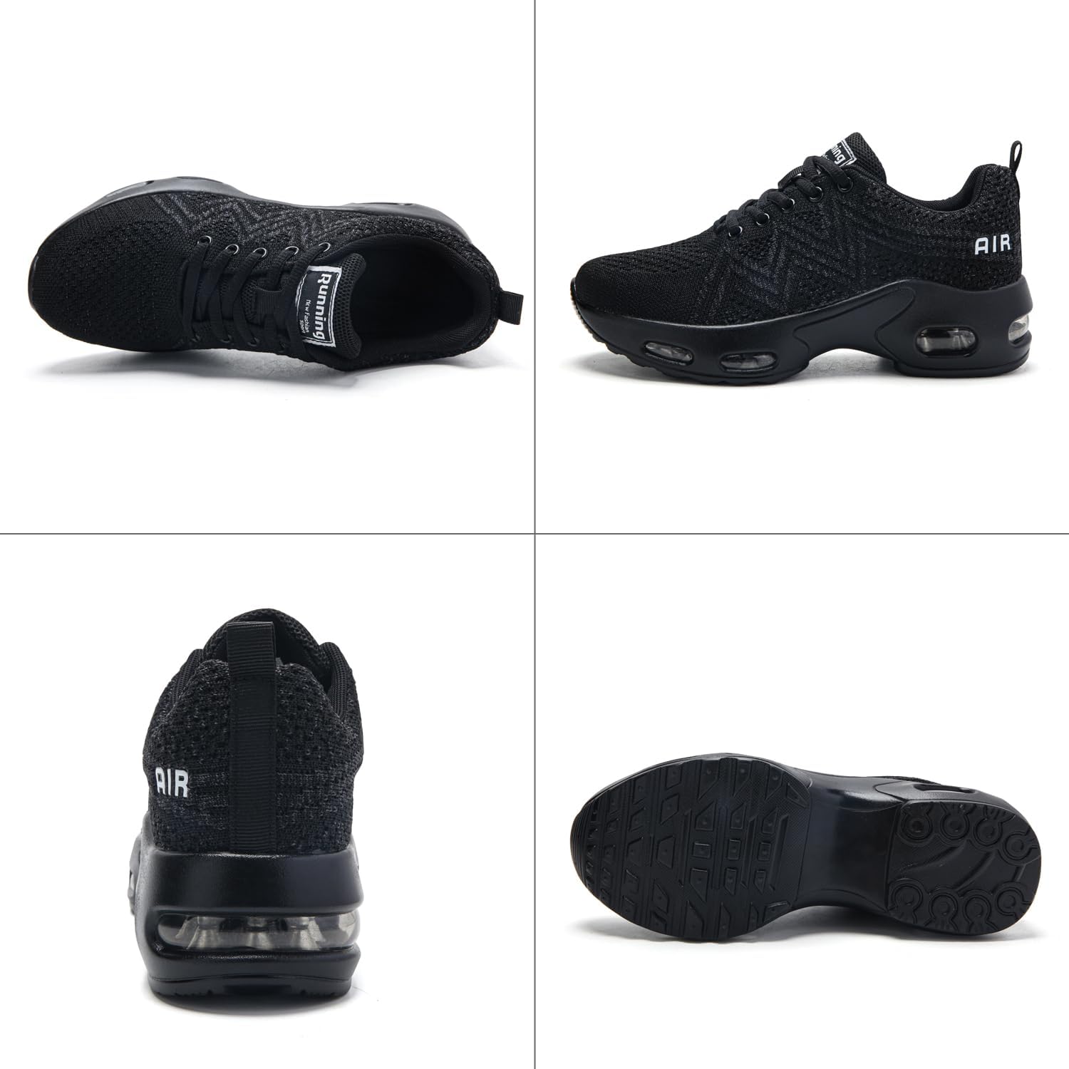 Detalle de Mjxwem Women Trainers: Air Cushion Running Shoes with Arch Support & Memory Foam Comfort