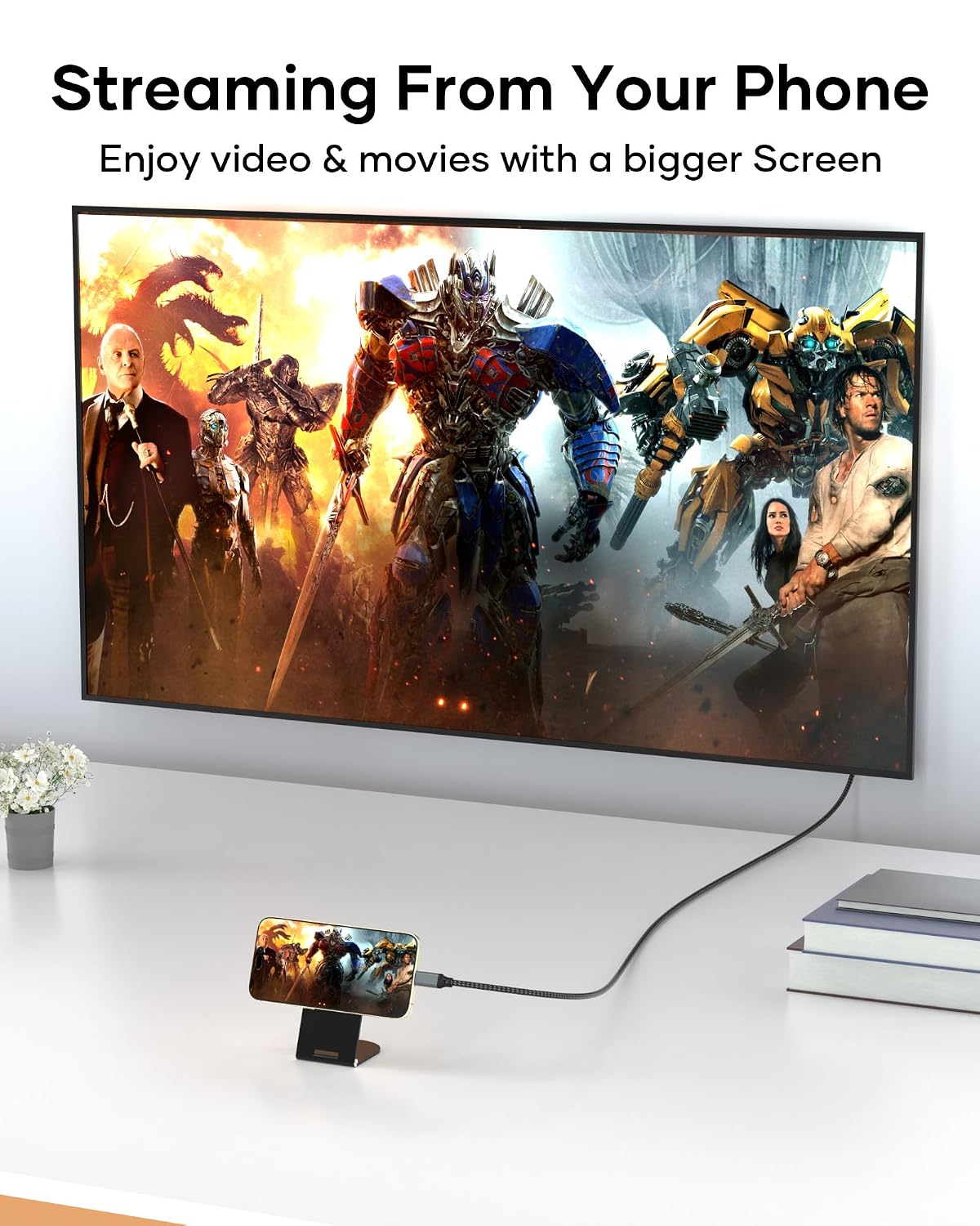 Thumbnail 6 de ziwodiv USB C to HDMI Cable 2M 4K