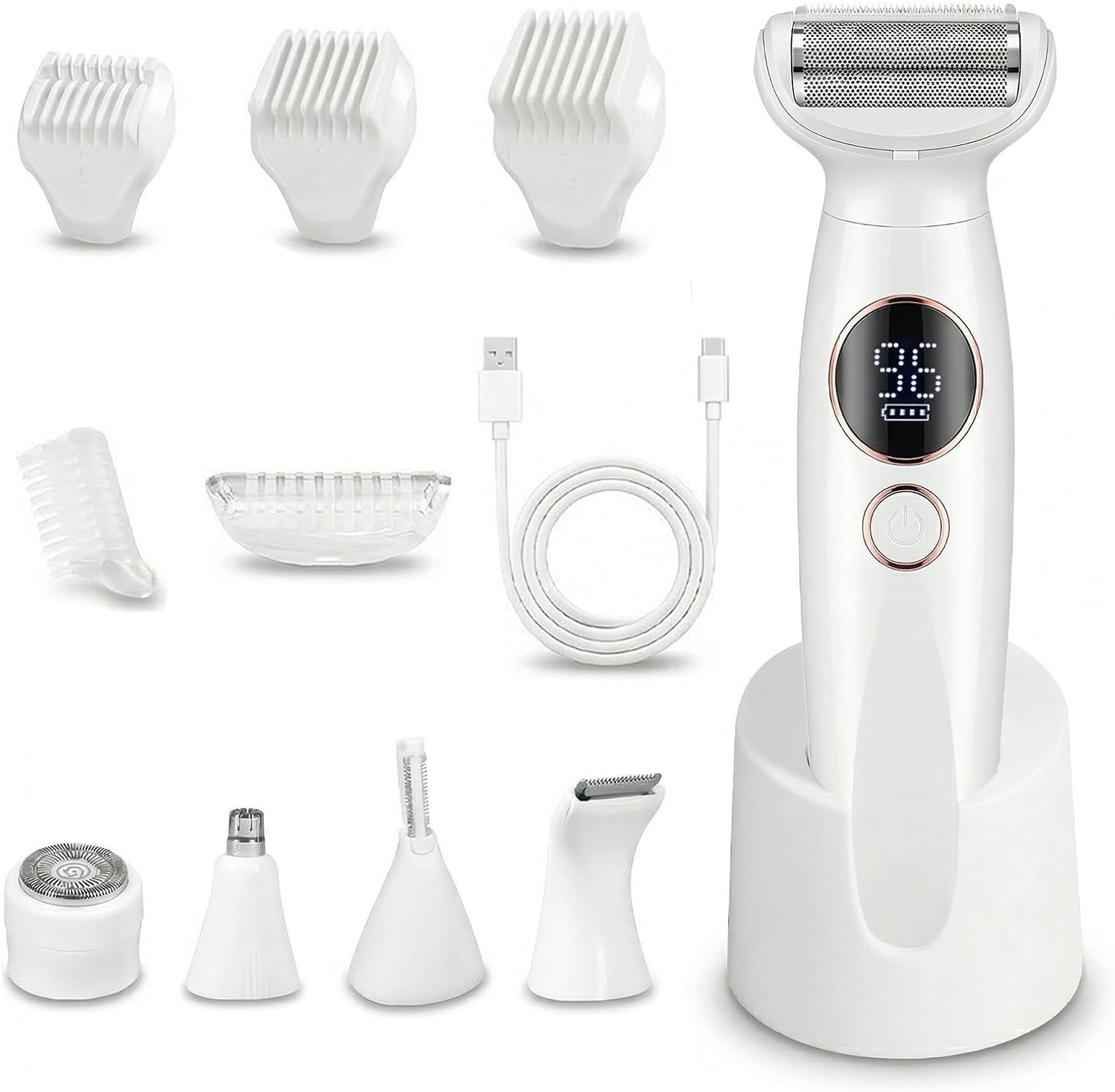 Detalle de Carehabi Rasoir Électrique Femme 5 en 1