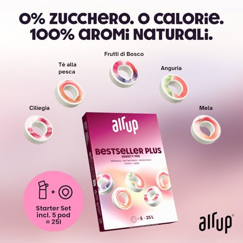 Thumbnail 2 de AIR UP Borraccia Twist Pro Lavender 600ml con 5 pod aromatizzati