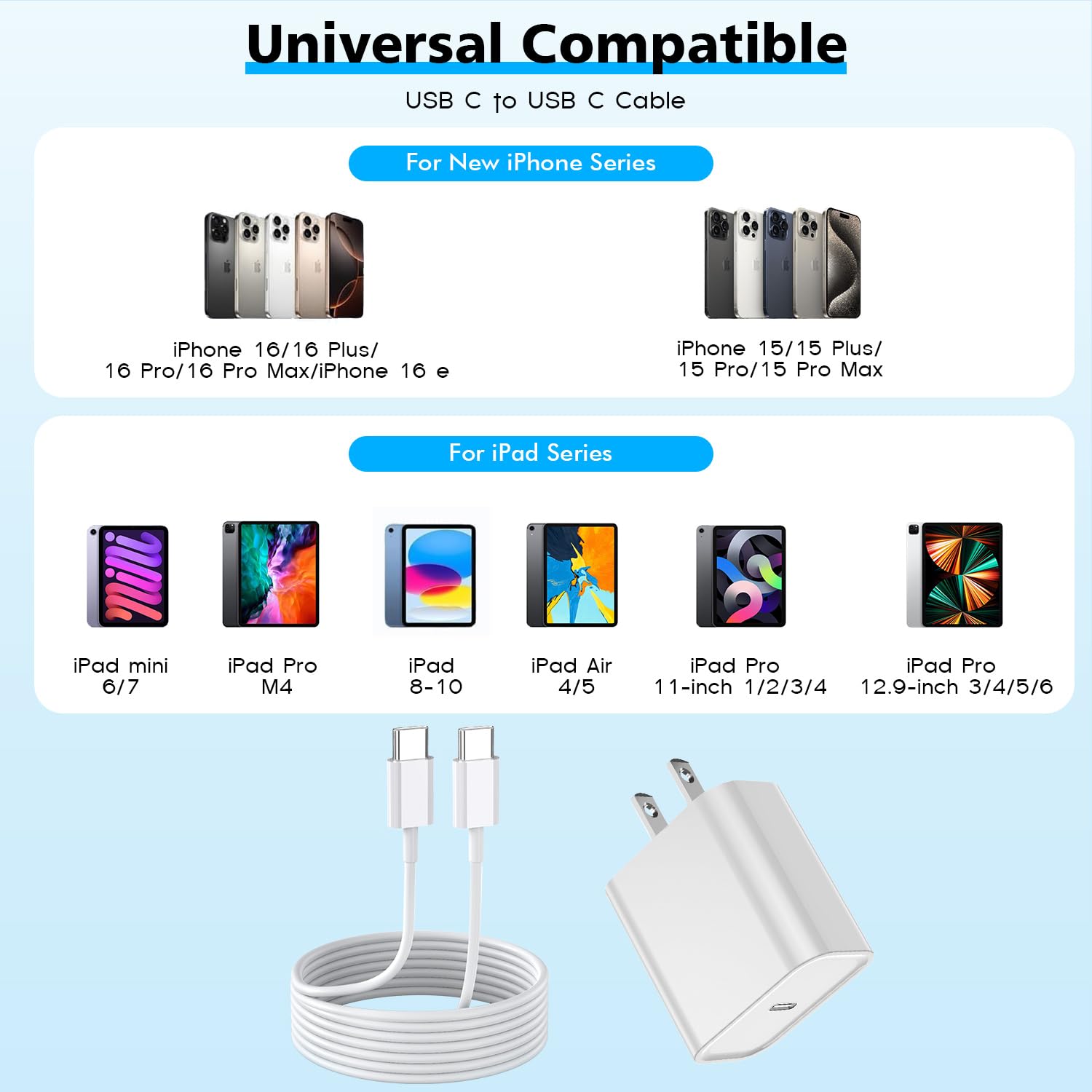 Thumbnail 5 de Apple MFi 10ft USB‑C to USB‑C Cable 3‑Pack