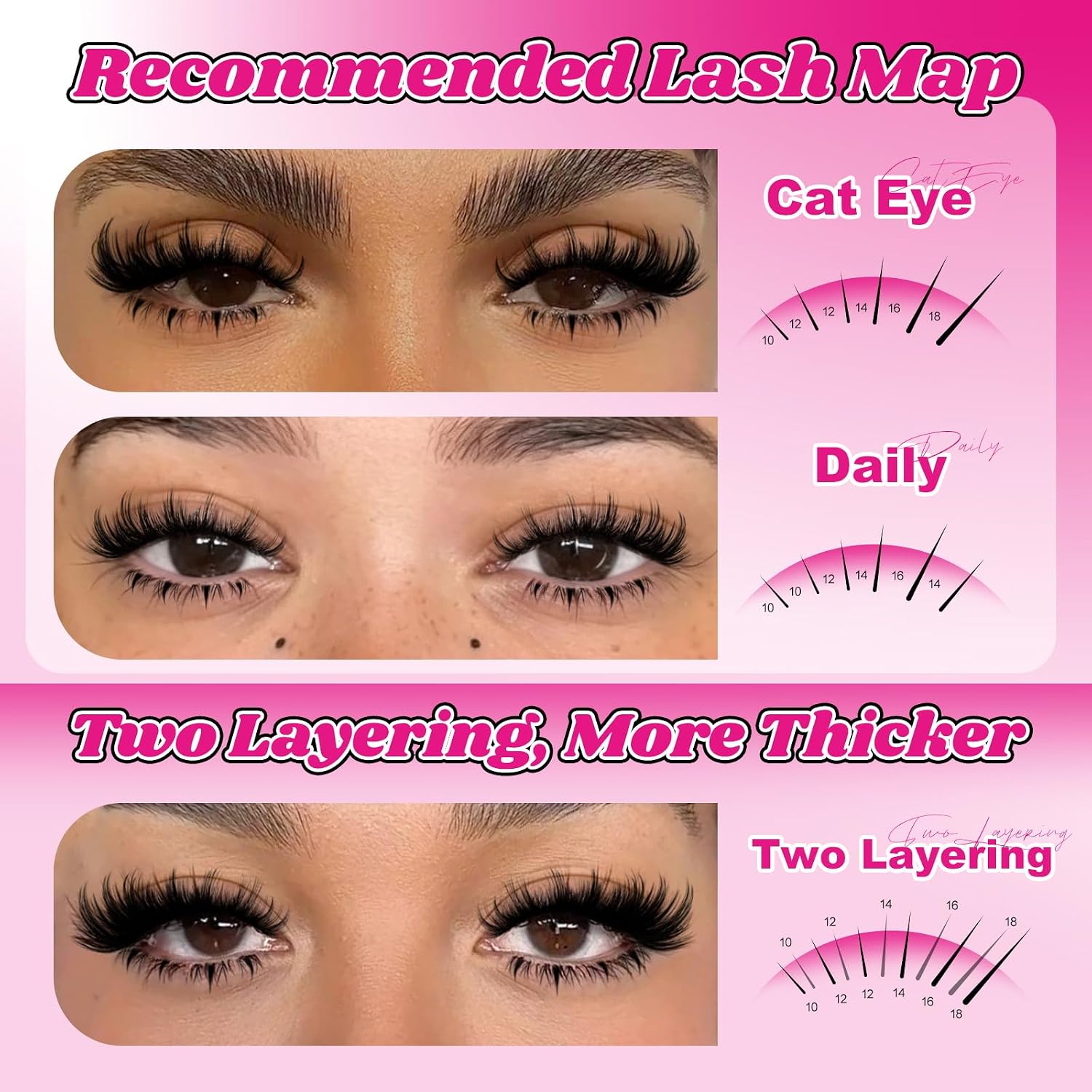 Thumbnail 5 de Cove Lash Clusters Kit Eyelash Extensions by MilyBest — All-in-One Home Salon Kit