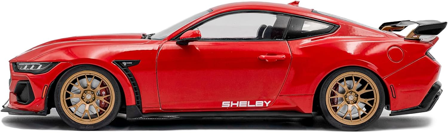 Thumbnail 3 de Solido Shelby Mustang Super Snake Race Red 2025 – metalowy model 1:18