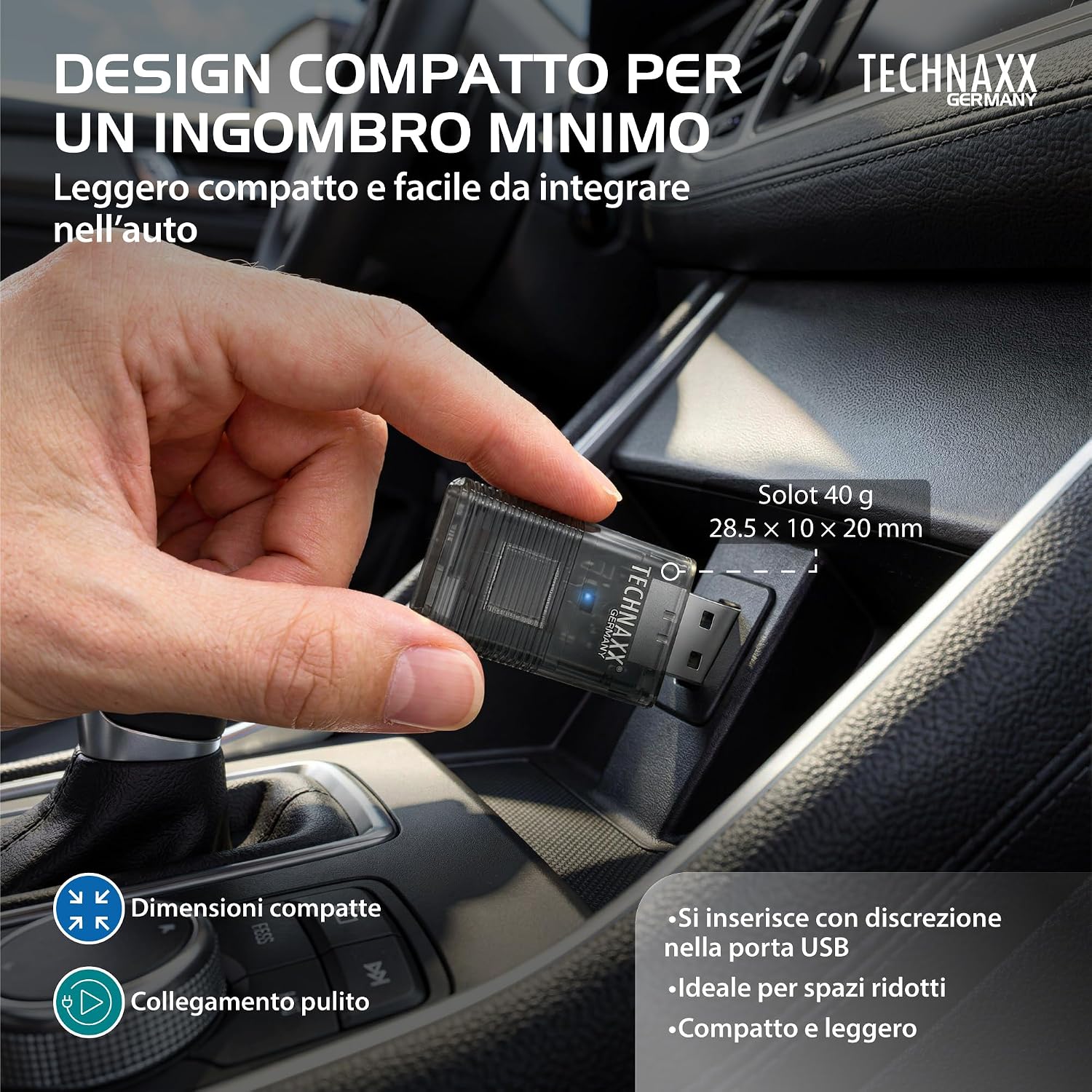 Thumbnail 5 de Technaxx TX-346 Adattatore Usb Wireless 21×50 mm
