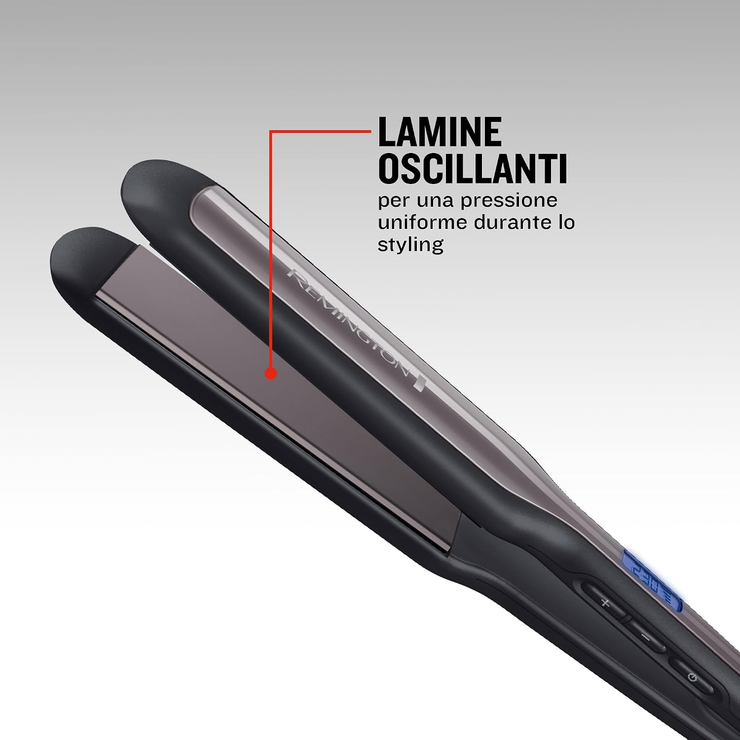 Detalle de Remington Piastra per Capelli Pro-Ceramic Extra Larga S5525 (45 mm) per Capelli Spessi, Crespi e Lunghi