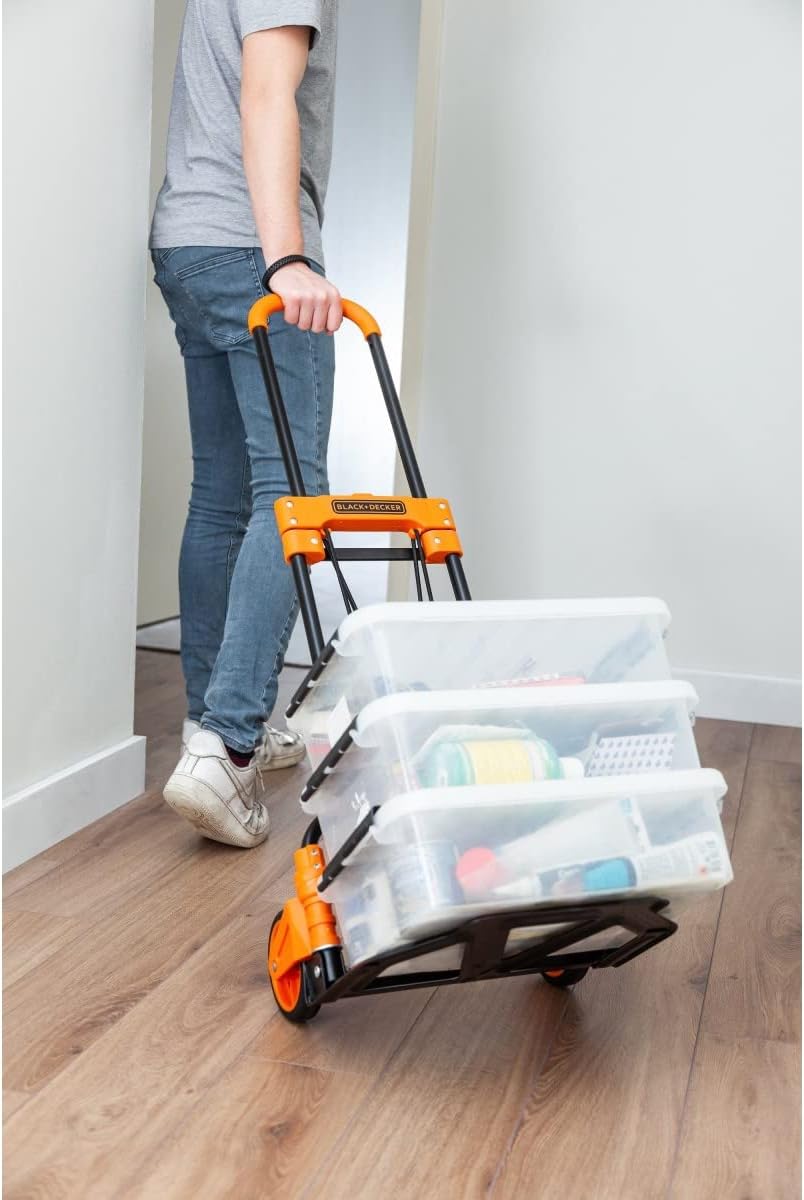 Thumbnail 2 de Black+Decker BXWT-H200 carrello per carriola pieghevole nero/arancione