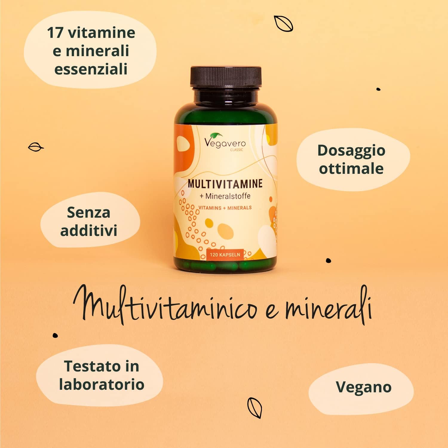 Thumbnail 3 de MULTIVITAMINICO Multiminerale Vegavero® – Senza additivi, vegan e di qualità tedesca