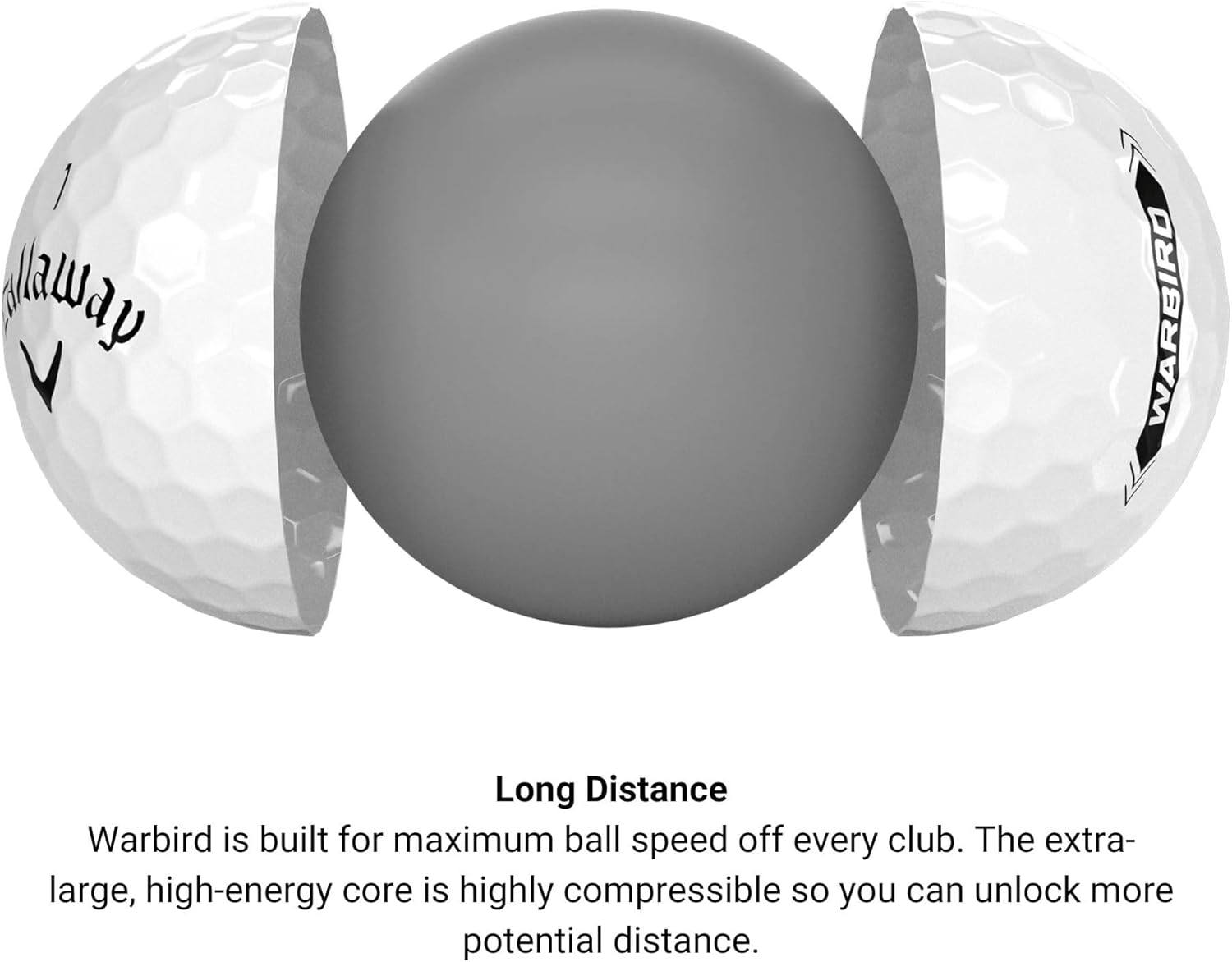 Thumbnail 4 de Callaway Golf Warbird 2023 – Balles de golf à longue portée