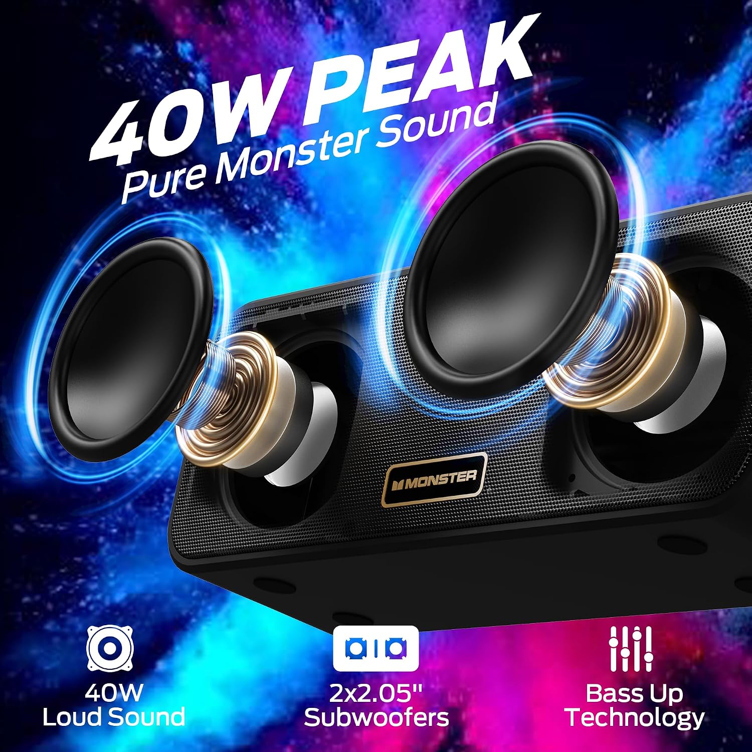 Detalle de Monster Bluetooth speaker S180