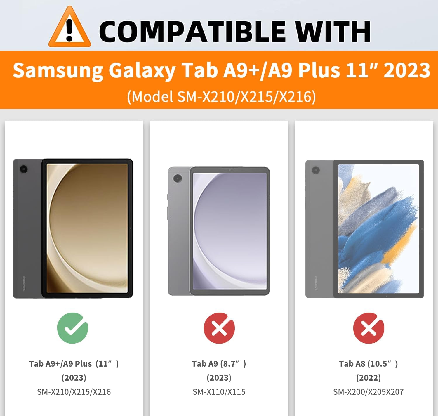 Thumbnail 1 de CXTCASE Hülle Galaxy Tab A9+/A9 Plus 11.0