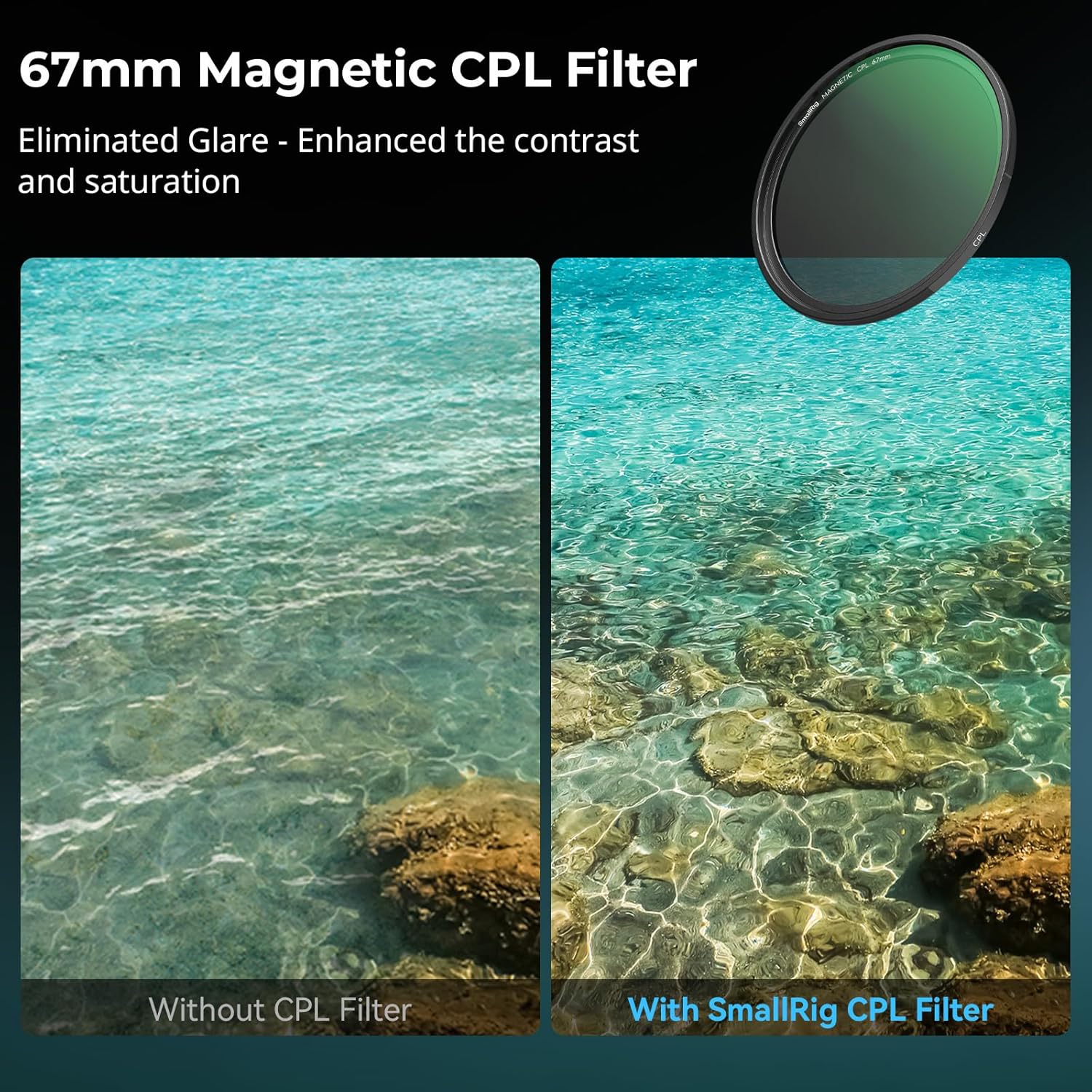 Thumbnail 3 de SMALLRIG 5-in-1 Objektivfilter 67 mm