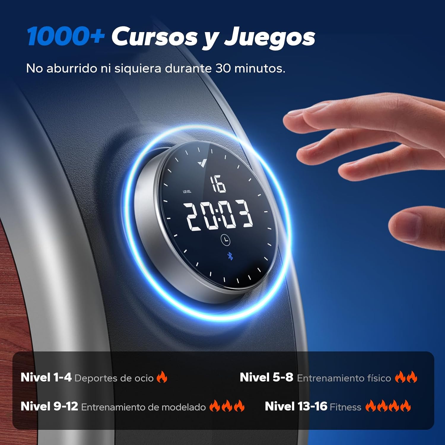 Detalle de MERACH Q1S Pro Máquina de remo 16 niveles