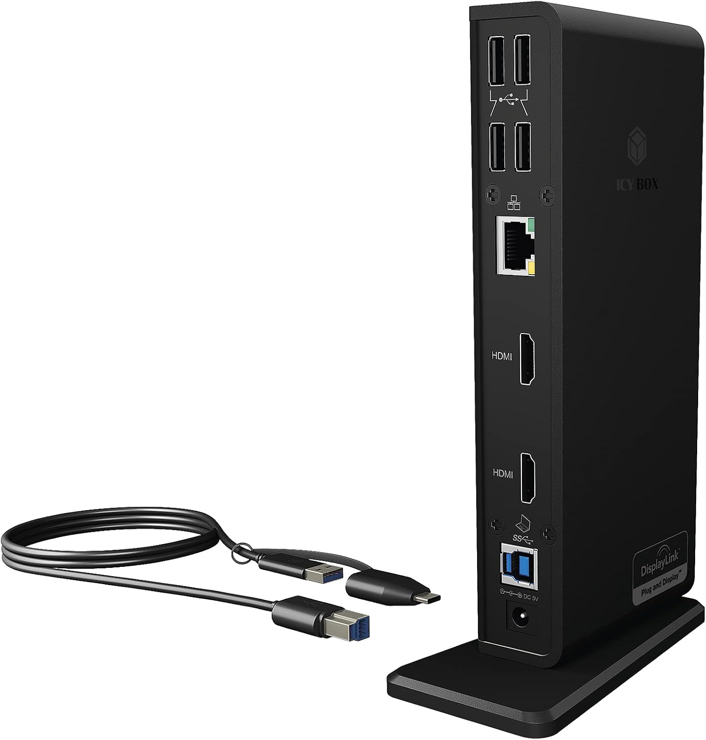 Detalle de ICY BOX IB-DK2251AC Docking Station 11 en 1