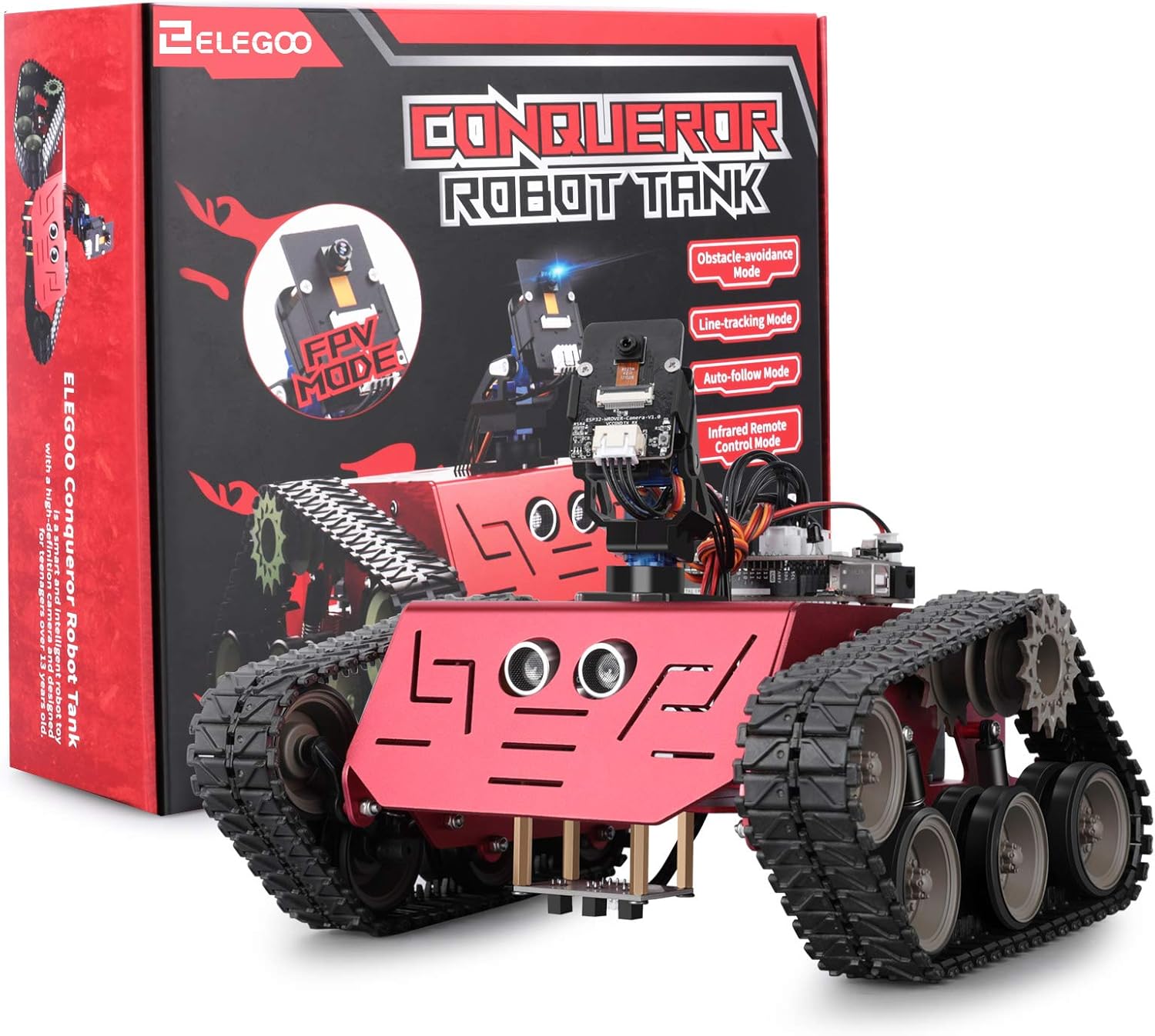 Thumbnail 6 de ELEGOO Robot Bambini Carro Armato Robotico: Kit Programmabile compatibile con Arduino