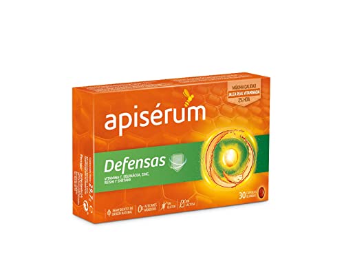 Detalle de ApiSerum Defensas Cápsulas con Jalea Real, Vitamina C y Reishi - 30 Días