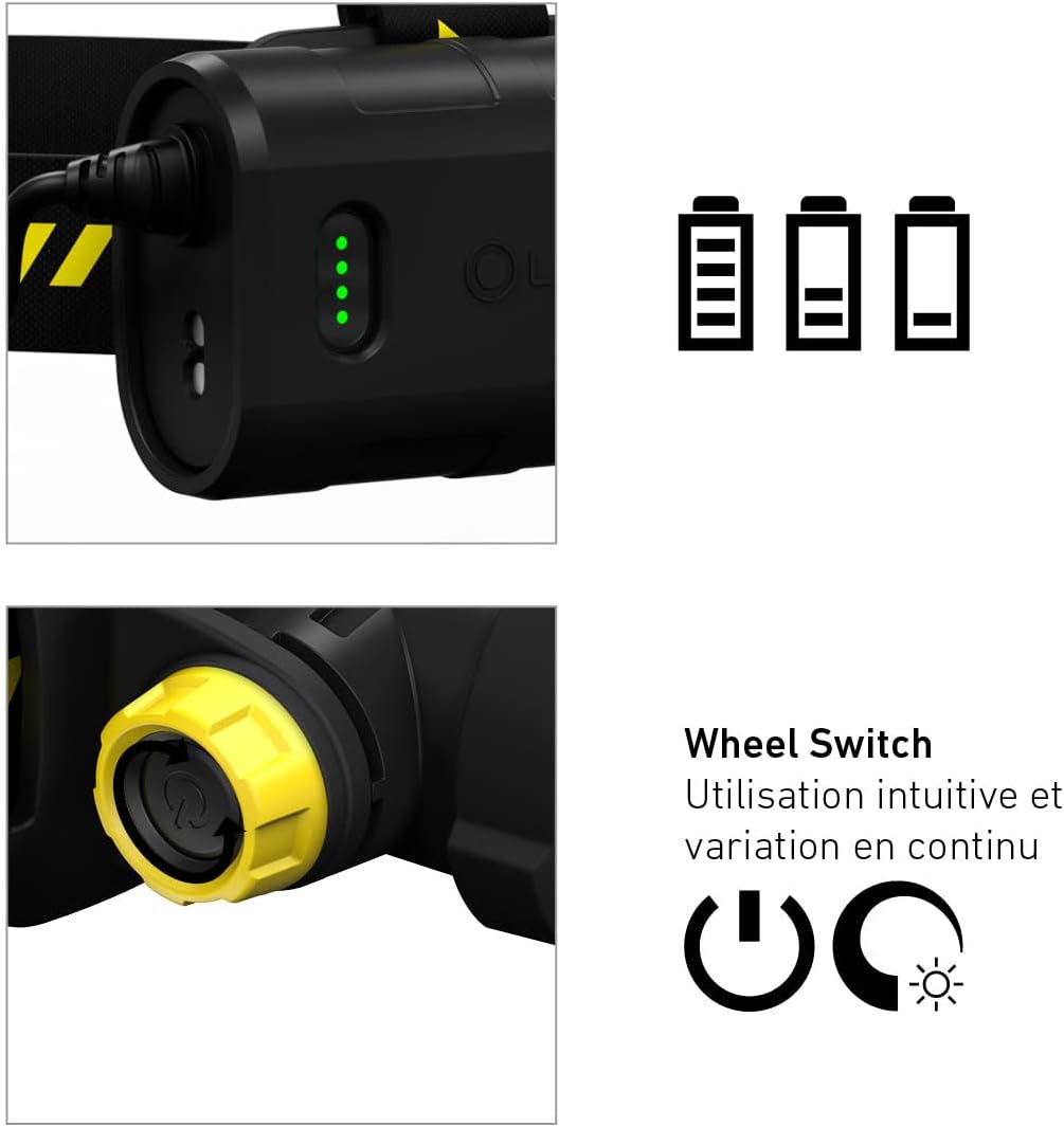 Thumbnail 6 de Ledlenser Lampe Frontale LED H15R Work: lumens puissants et fiabilité IP67