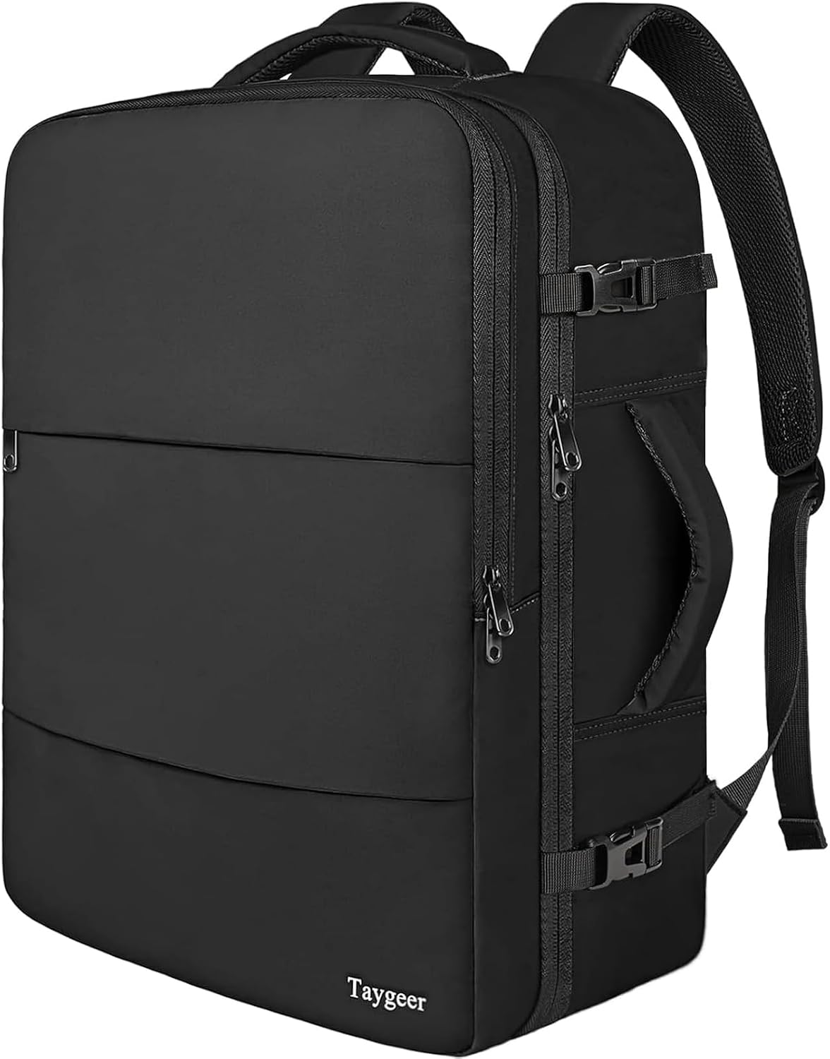 Detalle 1 de Taygeer mochila de viaje 40x20x30 cm, rosa loto, con zapatero