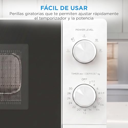 Thumbnail 5 de Midea Microondas de sobremesa 20 L, 700 W: cocina simple y practica sin grill (blanco)