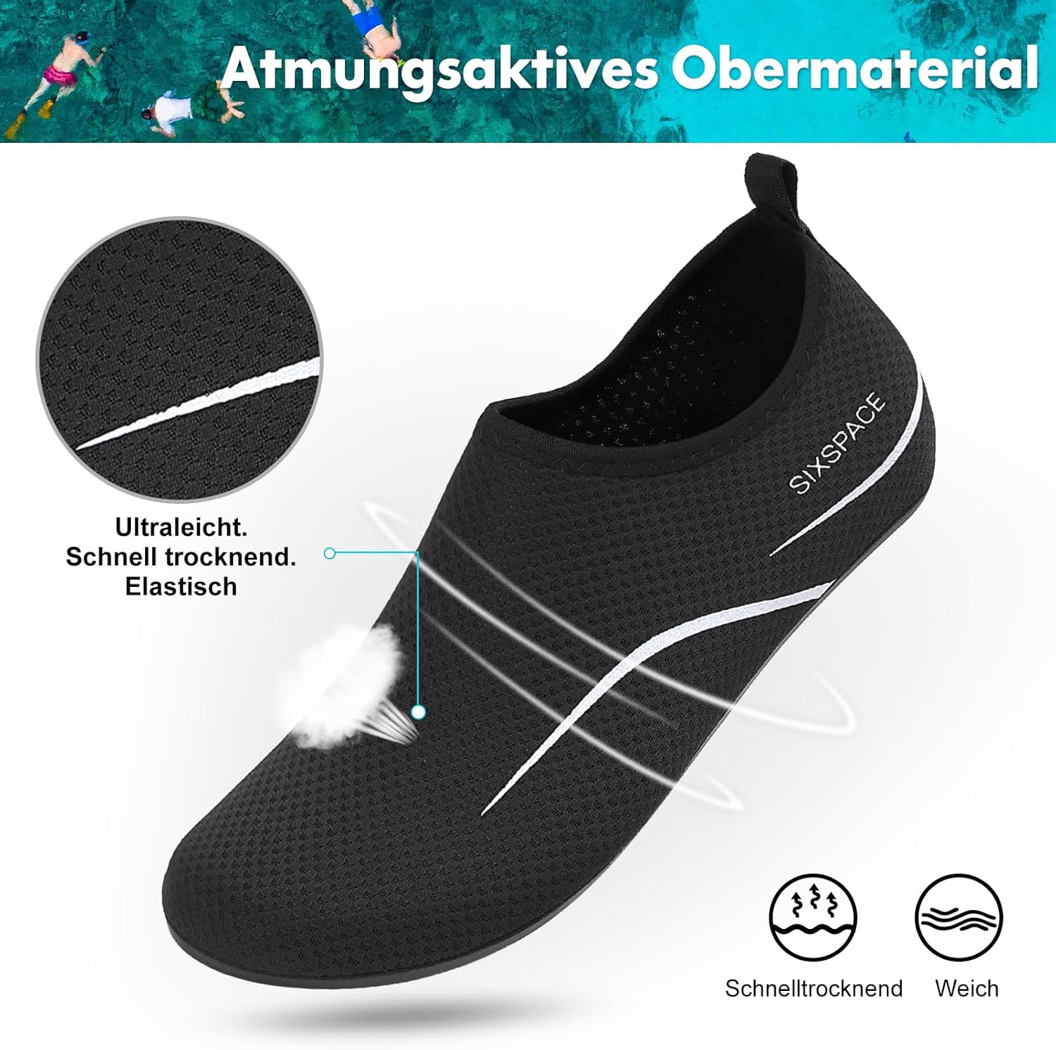 Thumbnail 5 de Sixspace Badeschuhe Gr.34-47