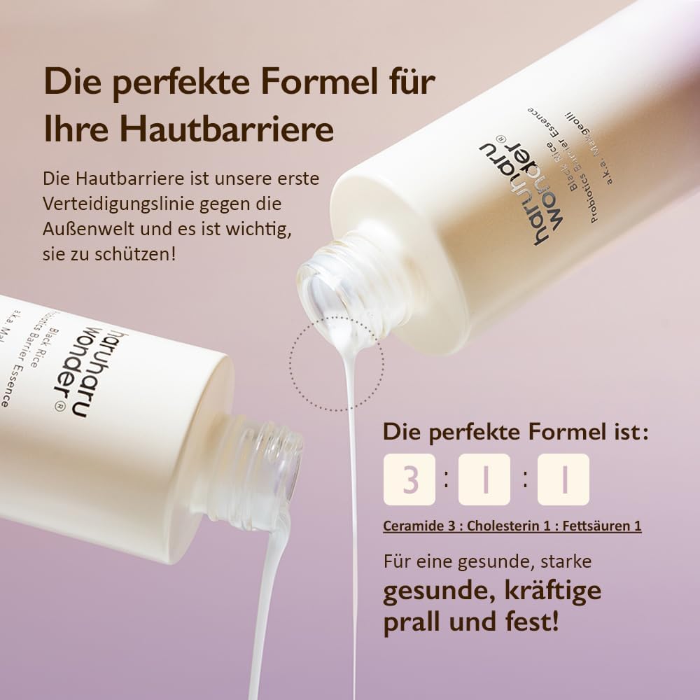 Detalle 2 de Haruharu Wonder Black Rice Probiotics Barrier Essence – Reisegröße