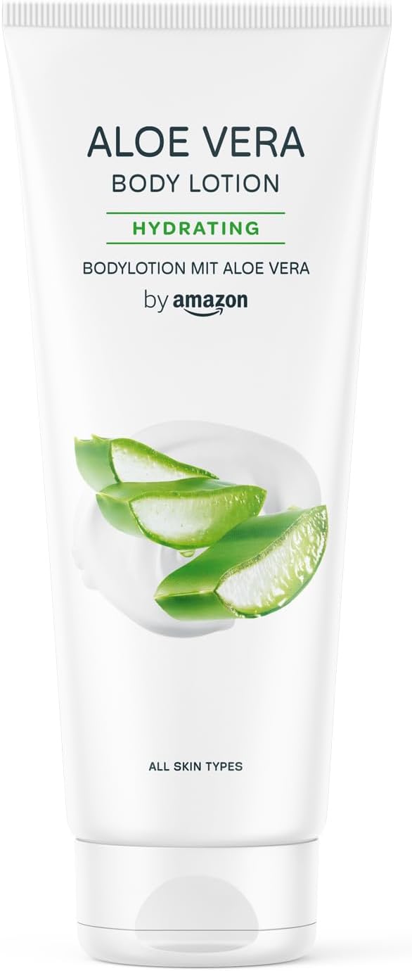 Detalle de Lotion pour le corps à l'aloe vera 2 x 250 ml – by Amazon