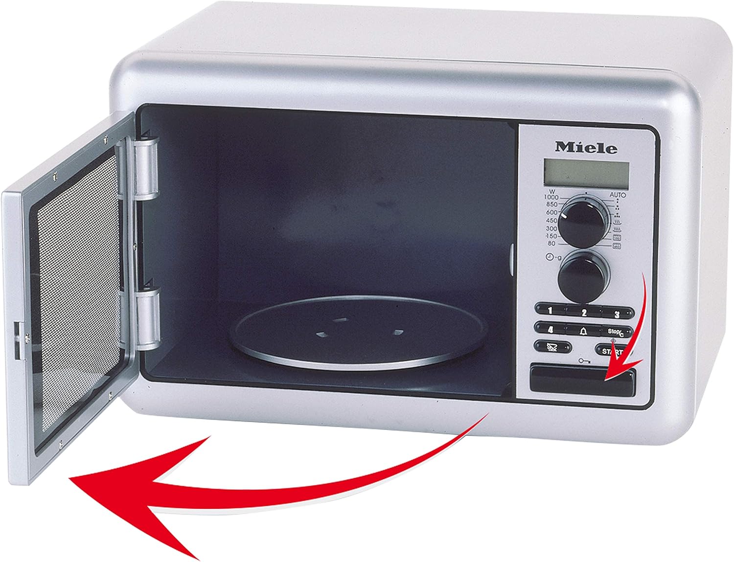 Detalle 2 de Theo Klein 9492 Miele microonde giocattolo per bambini con piatto girevole e timer sonoro