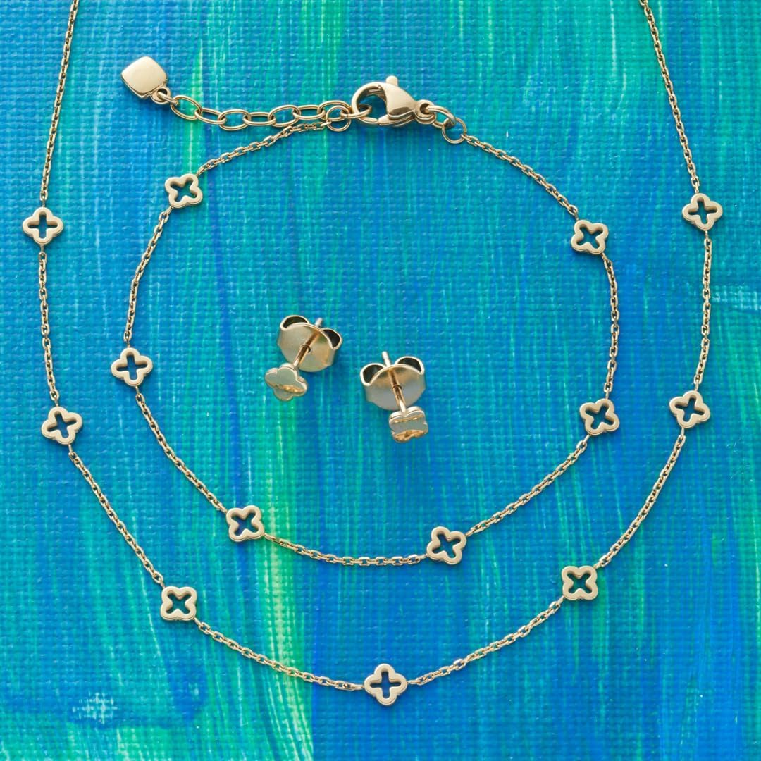Detalle 2 de Jewels by Leonardo Armband Ciao Janna – feine Armkette aus goldfarbenem Edelstahl