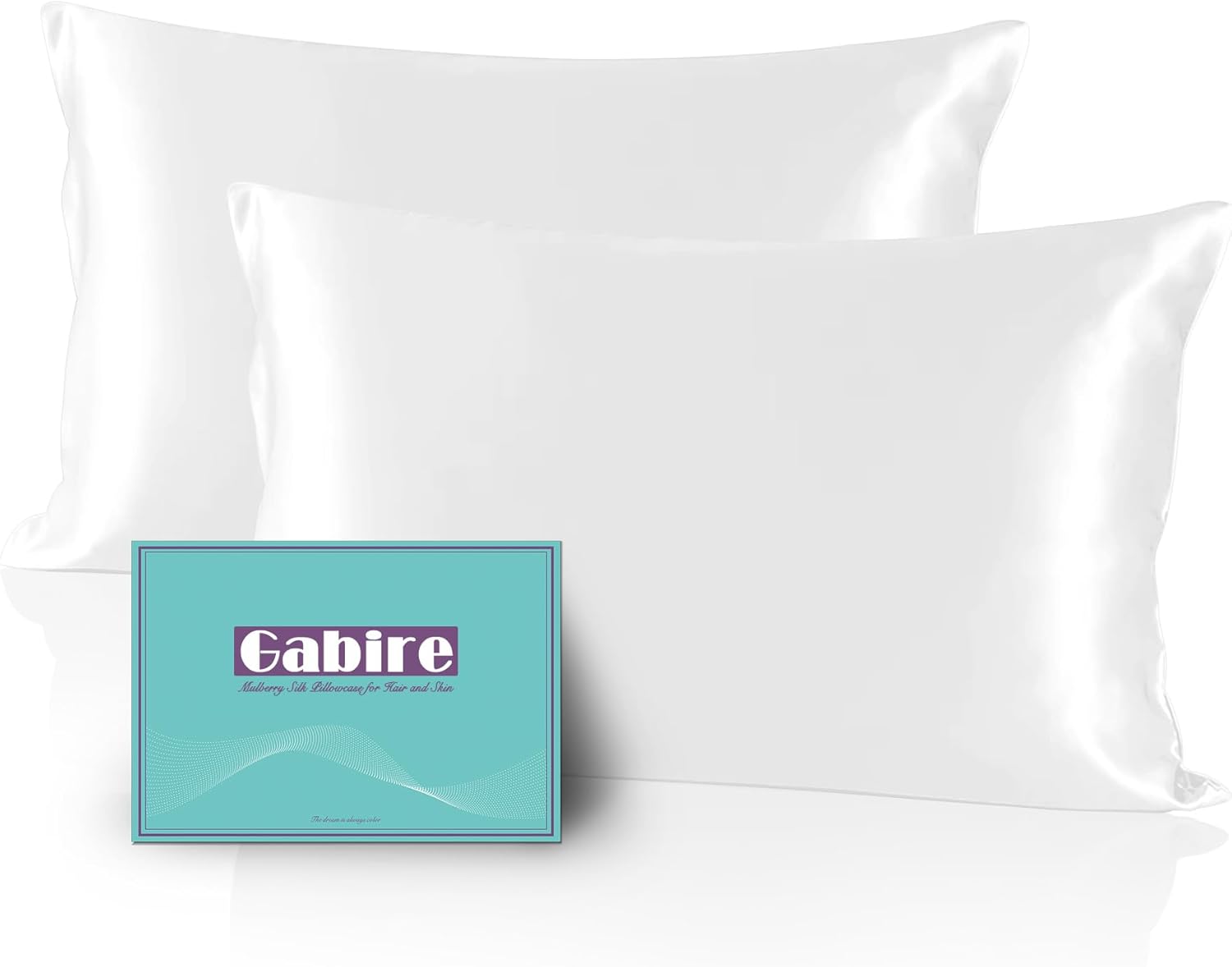 Detalle de Gabire Mulberry Silk Pillowcases 20×26