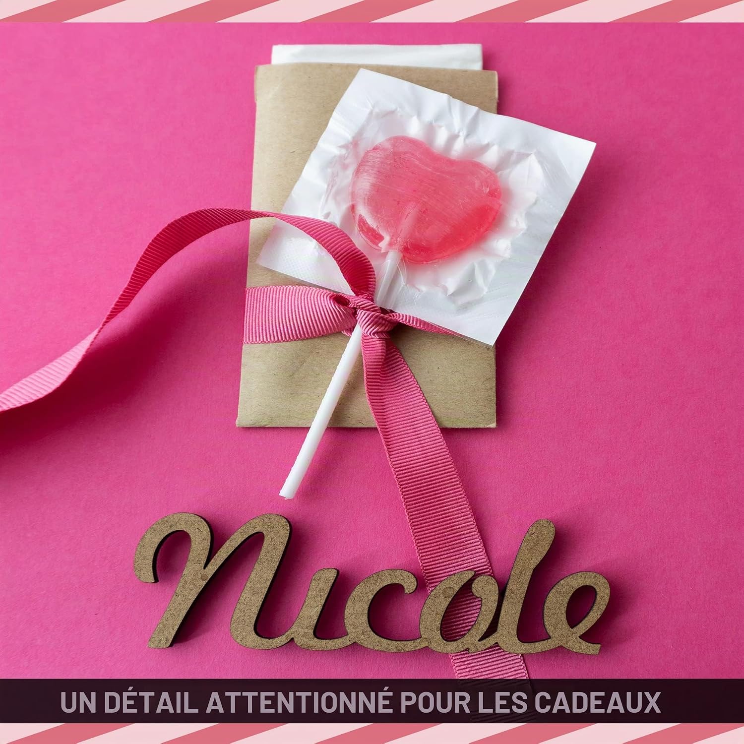 Thumbnail 6 de FOOD crew Sucette Coeur Love – 40 sucettes cœur, emballage individuel