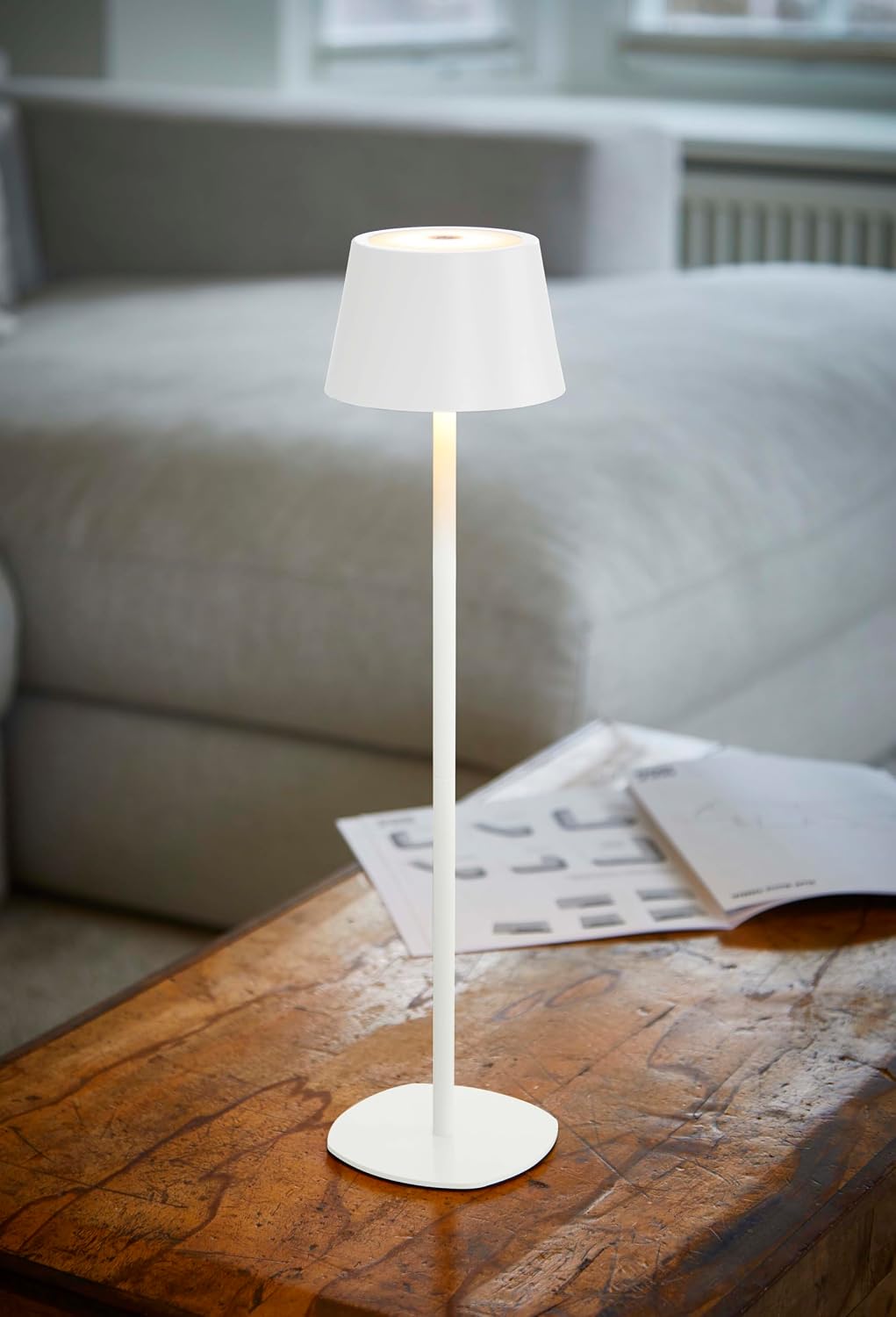 Detalle de Northpoint 3in1 LED Tischlampe Flaschenleuchte – flexible Lichtlösung für Innen & Außen