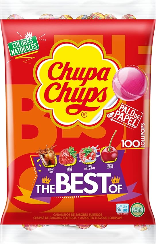 Thumbnail 2 de Chupa Chups Original Caramelos con Palo Sabores 120x12g 🍭
