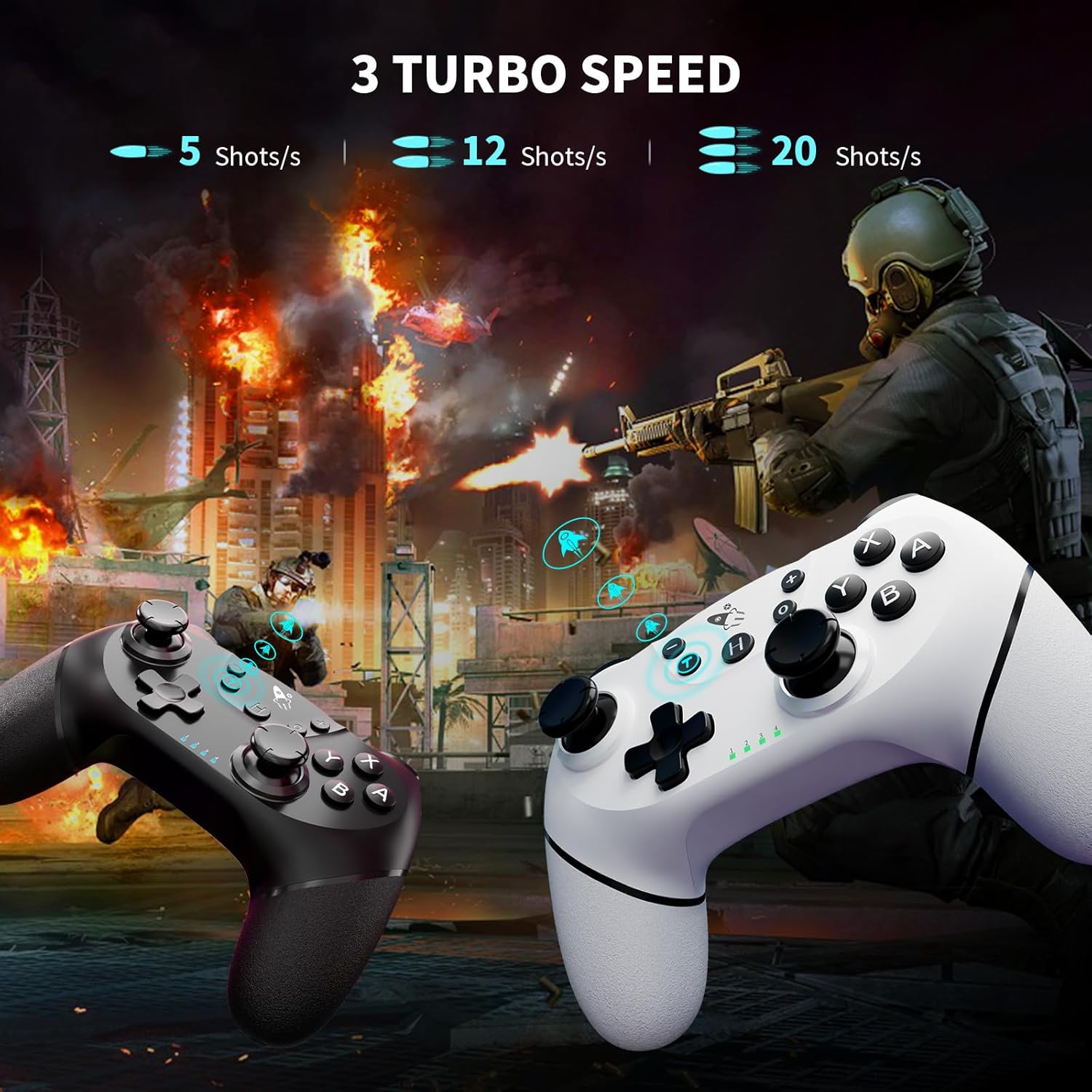 Thumbnail 3 de AceGamer Wireless Pro Controller 2-pack
