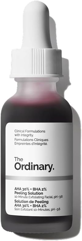 Detalle de The Ordinary AHA 30% + BHA 2% Peeling Solution: Esfoliazione avanzata per una pelle luminosa