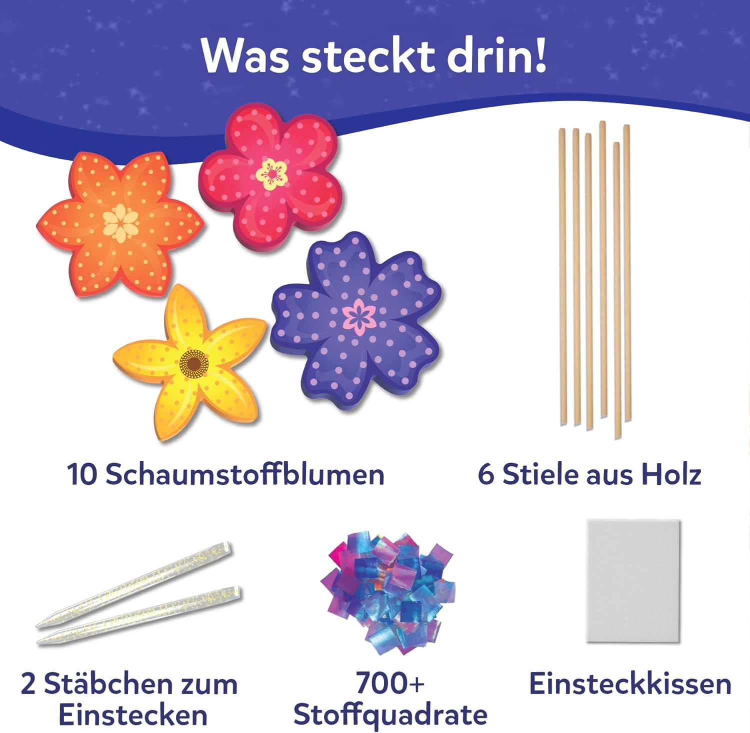 Thumbnail 2 de Skillmatics Poke-in Kunst – Blumenstrauß DIY-Bastelset für Kinder (4–9 Jahre)