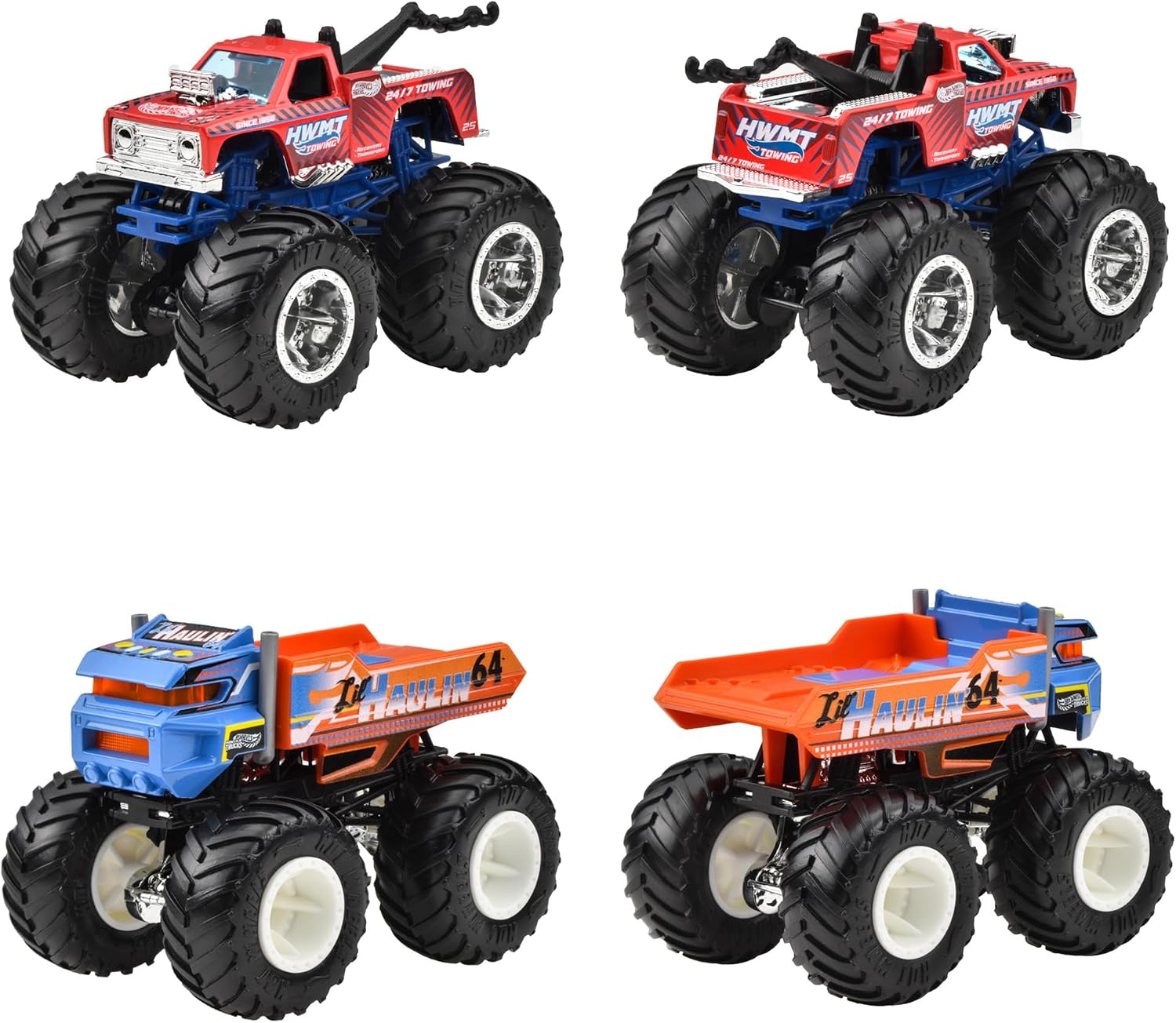 Detalle 2 de Hot Wheels FYJ44-983C モンスタートラック 1:64アソート 8台セット