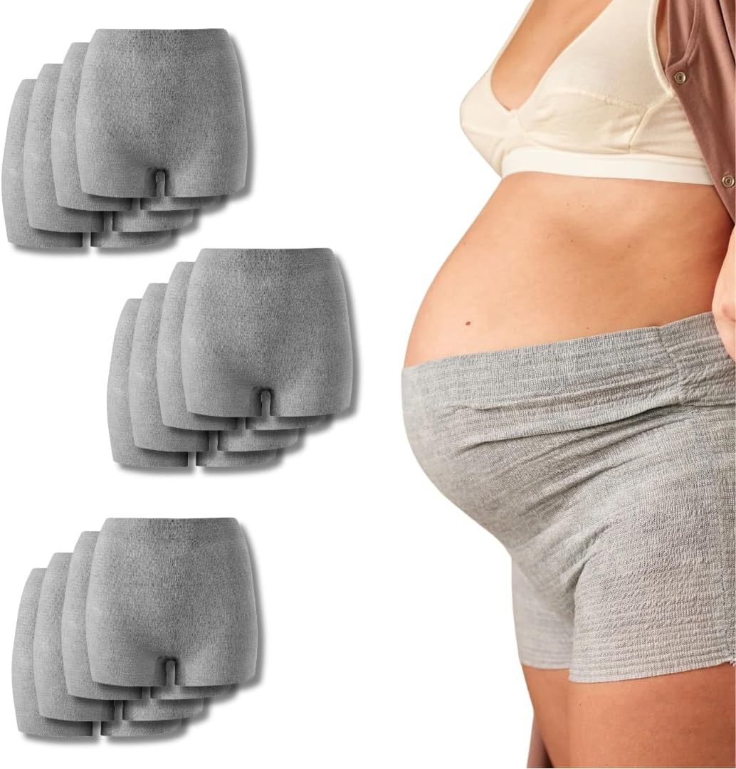 Culottes Post-Partum Jetables Maternité Haute Maintien Respirantes – Sans Latex, Sans Maille, Taille Unique 36–44
