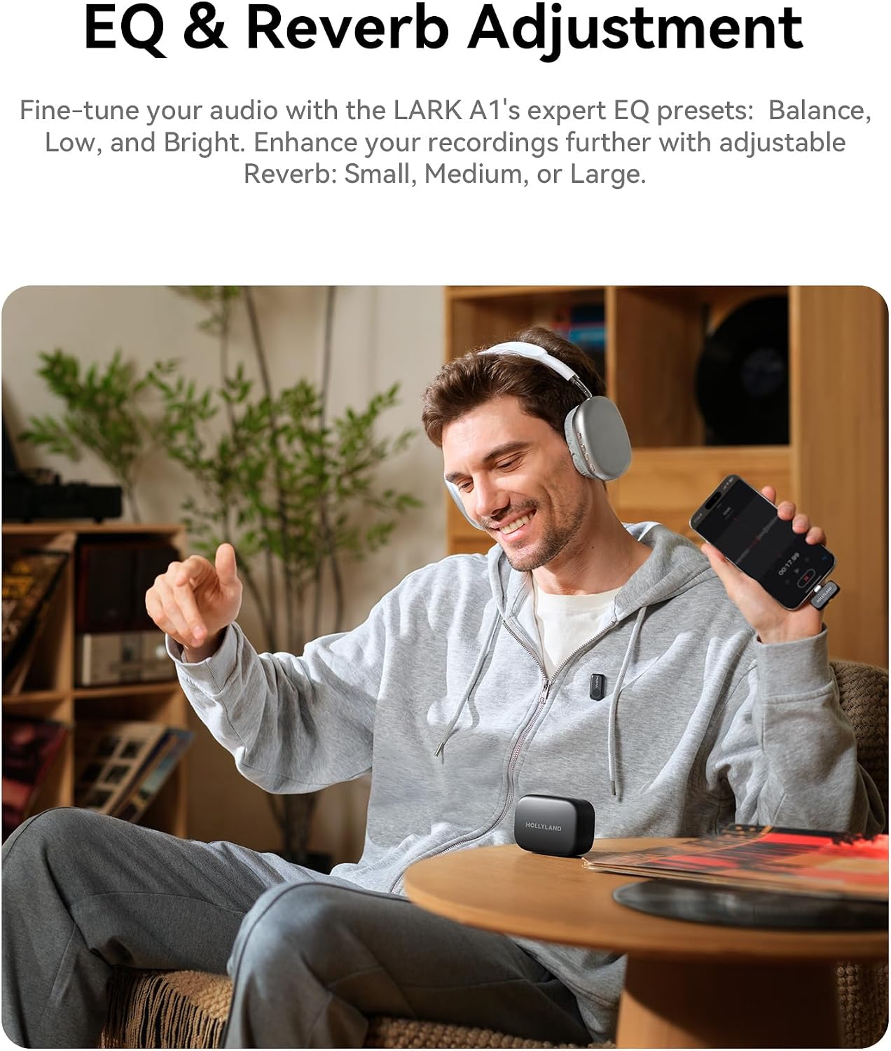 Thumbnail 6 de Hollyland LARK A1 Wireless Magnetic Lavalier Microphone, 2 Transmitters