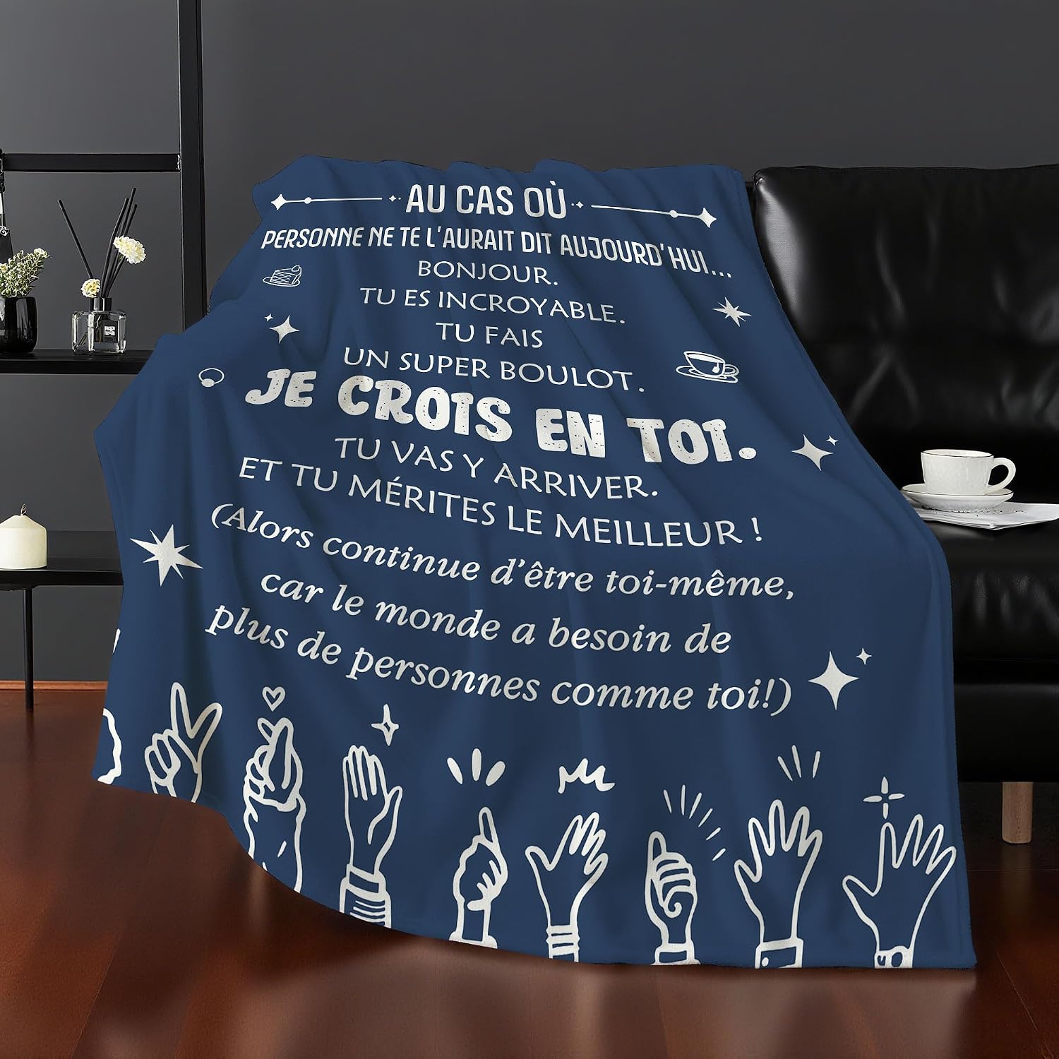 Detalle 1 de Couverture inspirante 150 x 130 cm