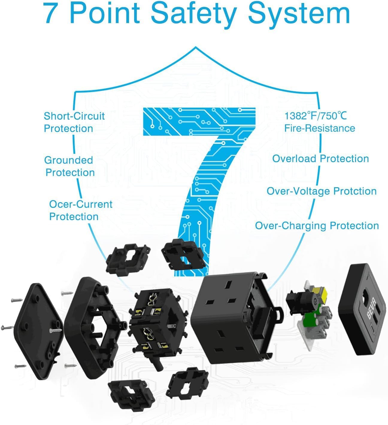 Thumbnail 6 de Power Cube extension lead with 3 USB