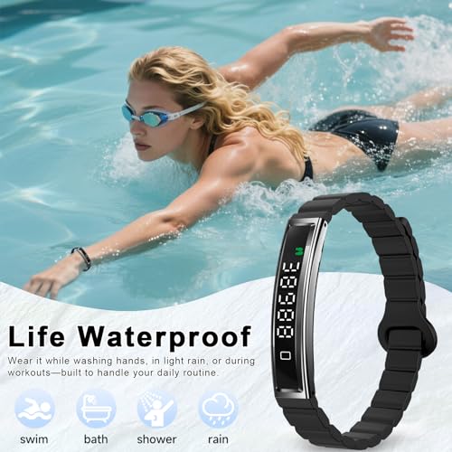 Thumbnail 6 de Efolen reloj inteligente ultraligero (16,5 g) para mujer y hombre: pulsera con monitor 24/7 de sueño, ritmo cardiaco y 12 deportes