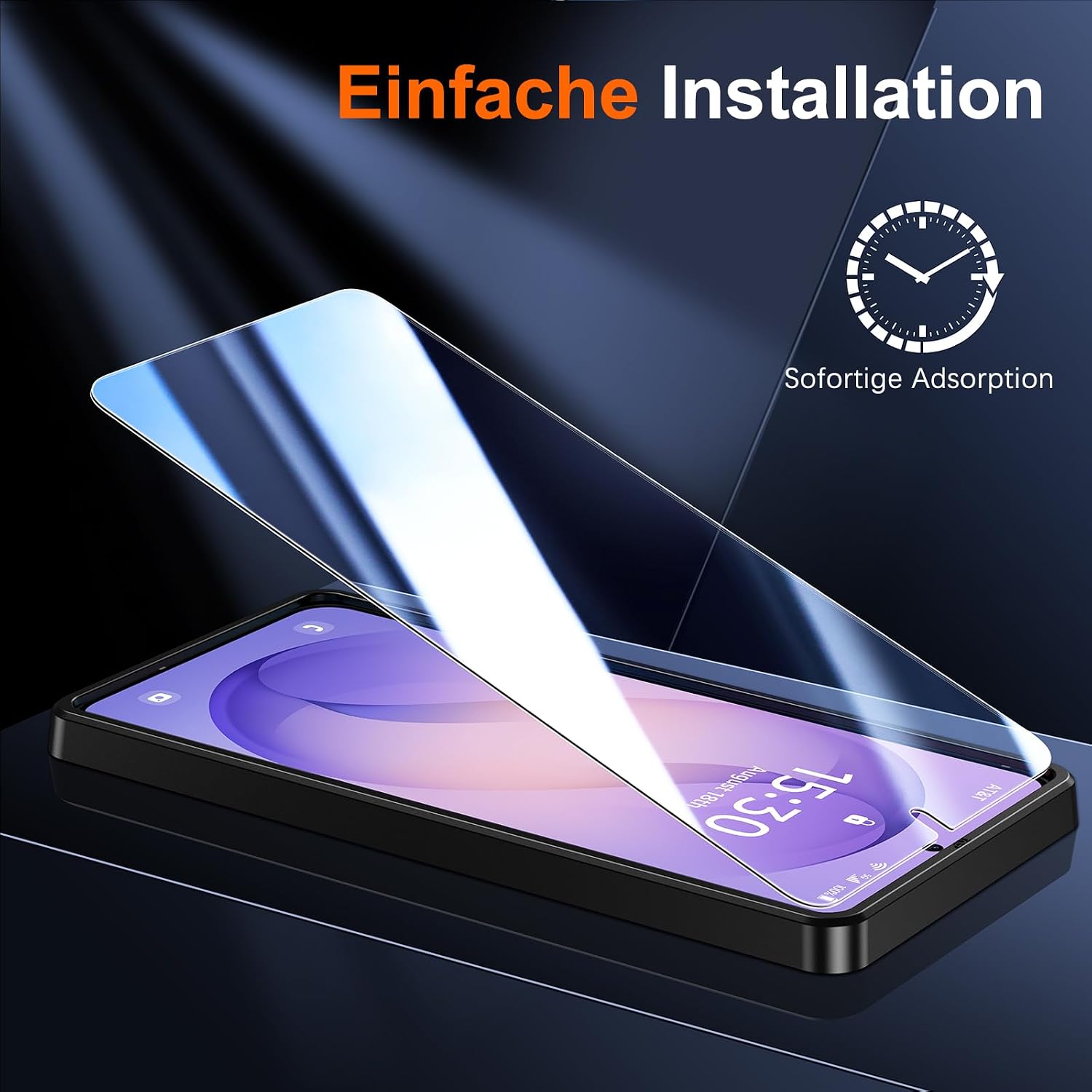 Thumbnail 6 de UniqueMe Schutzglas-Set für Samsung Galaxy S26 Ultra – 2 Stück Displayschutz + 2 Stück Kameraschutz (9H, HD-Klar)